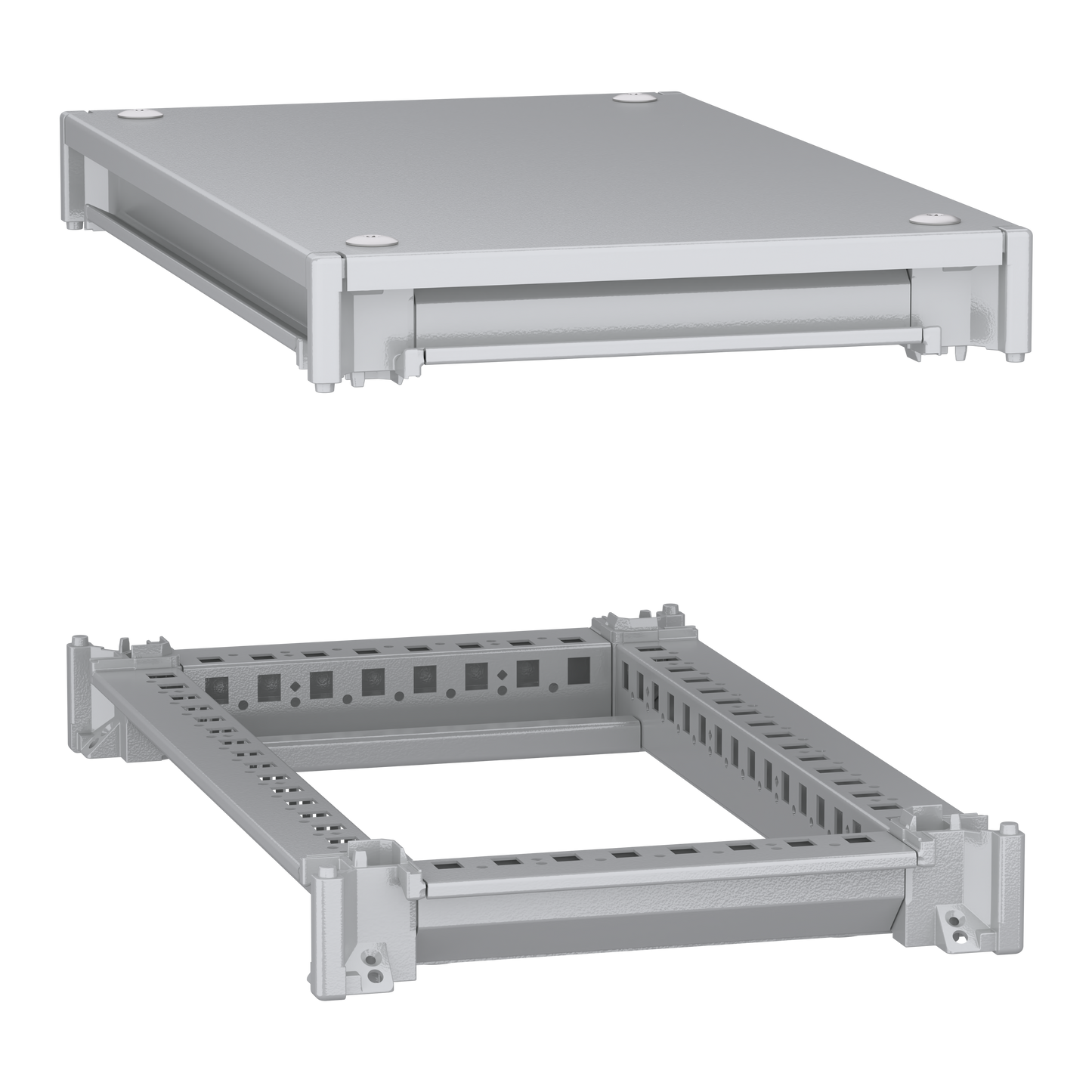 Schneider Electric-NSYSFNC35-PanelSeT SFN Kit - cadre supérieur et inférieur - 300x500 mm (Hxl)