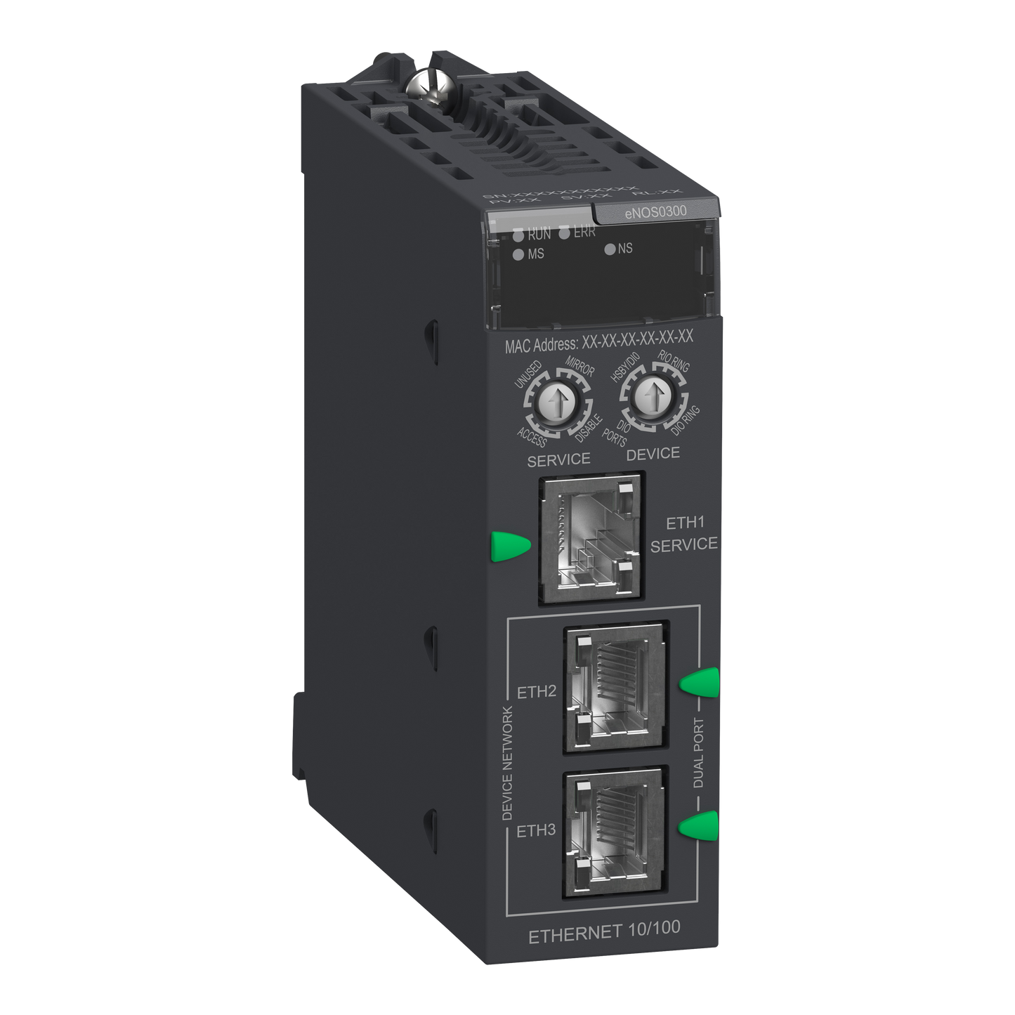 Schneider Electric-BMENOS0300-Switch Ethernet intégré X80 pour architectures M580