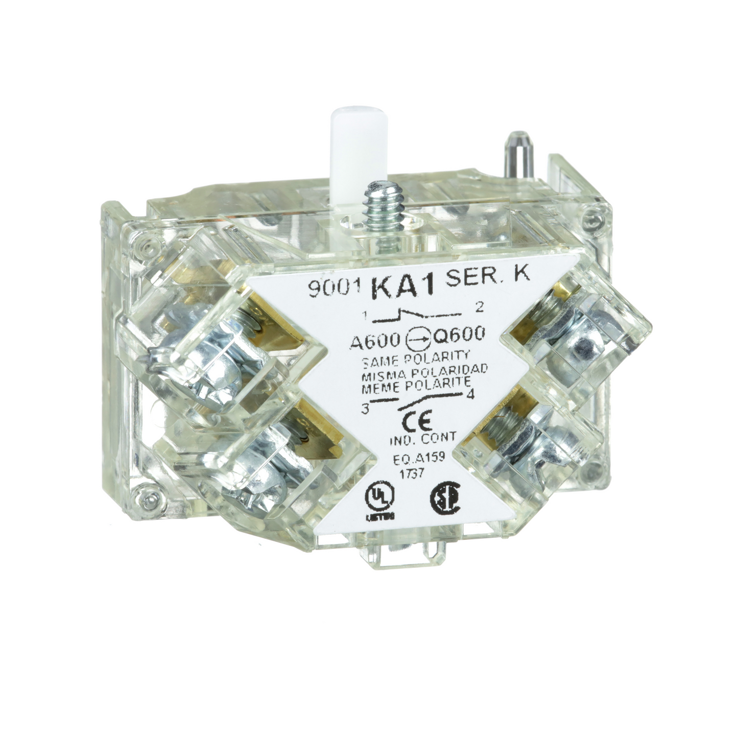 Schneider Electric-9001KA1-Harmony 9001K - bloc contact pour bouton - Ø30 - 1OF bornes protégées
