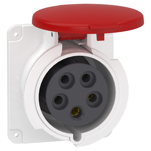 Schneider Electric-PKF32G435-Mureva - socle prise industrielle droite - 32A - IP44 - 380 - 5P - vis
