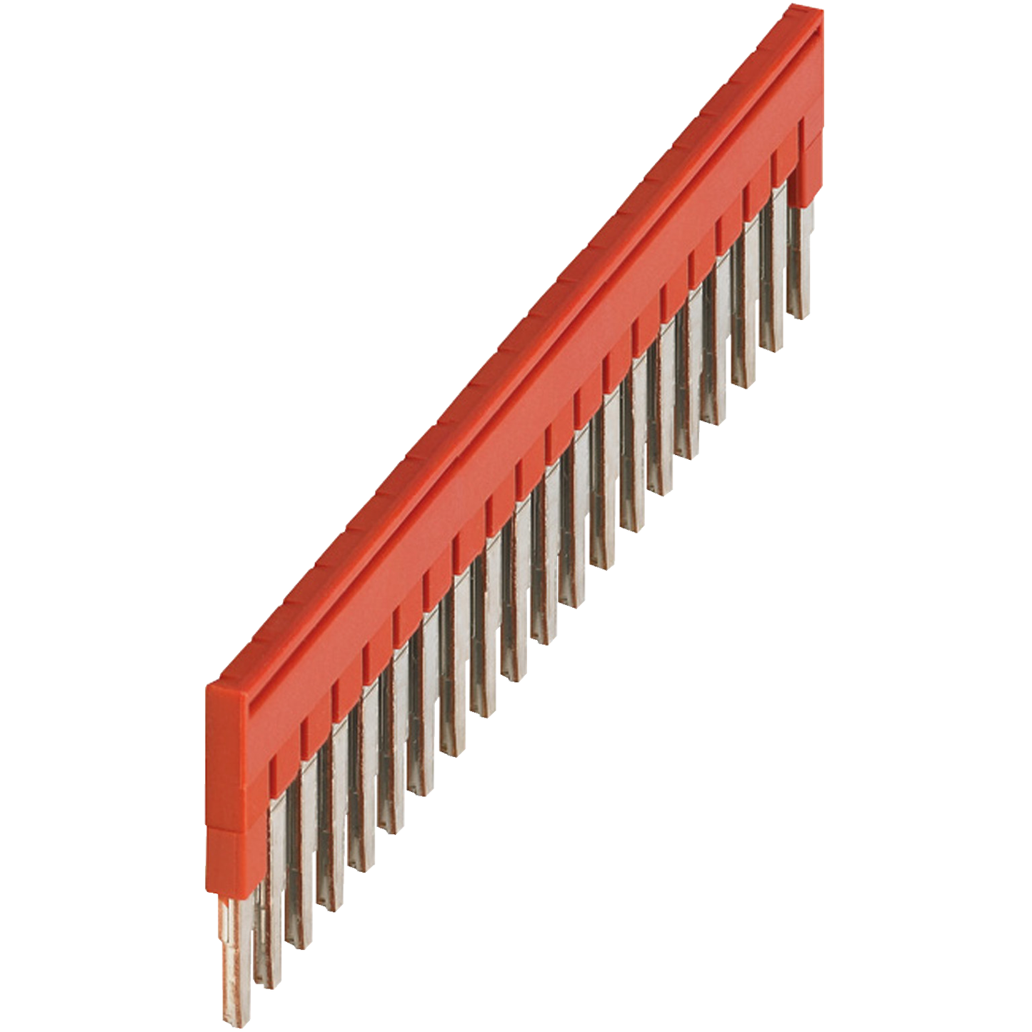 Schneider Electric-NSYTRAL220-Pont enfichable - 20 points - pour bornes 2,5mm² - rouge