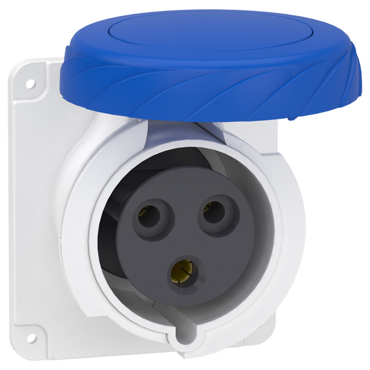 Schneider Electric-PKF32G723-Mureva - socle prise industrielle droite - 32A - IP67 - 220 - 3P - vis