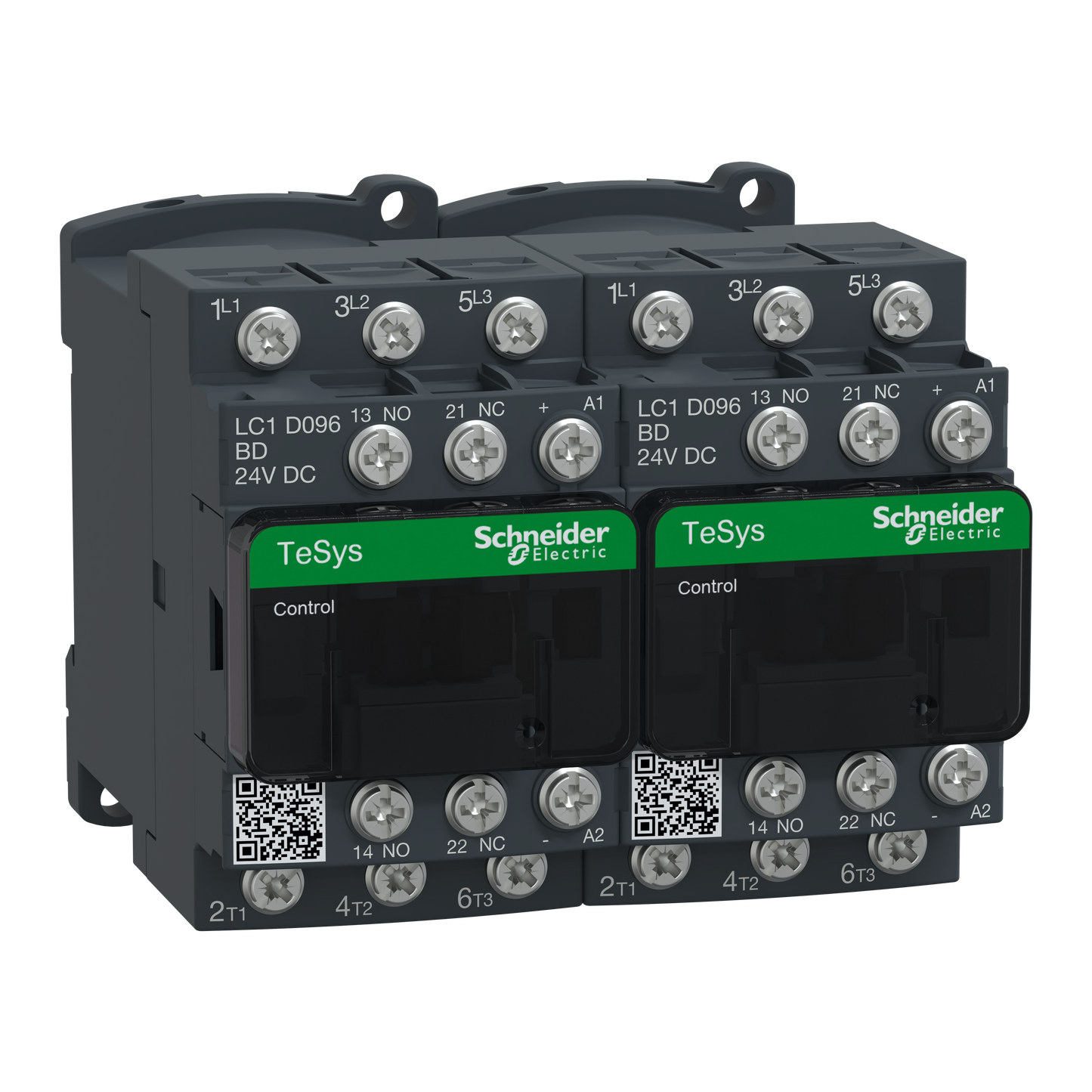Schneider Electric-LC2D096BD-TeSys LC2D - contacteur inverseur - 3P - AC-3 440V - 9A - bobine 24Vcc