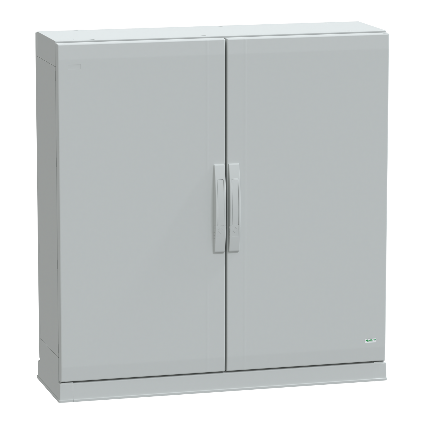 Schneider Electric-NSYPLAZ10103G-Thalassa - Armoire polyester socle 1000x1000x320 - IP54 Ral 7035