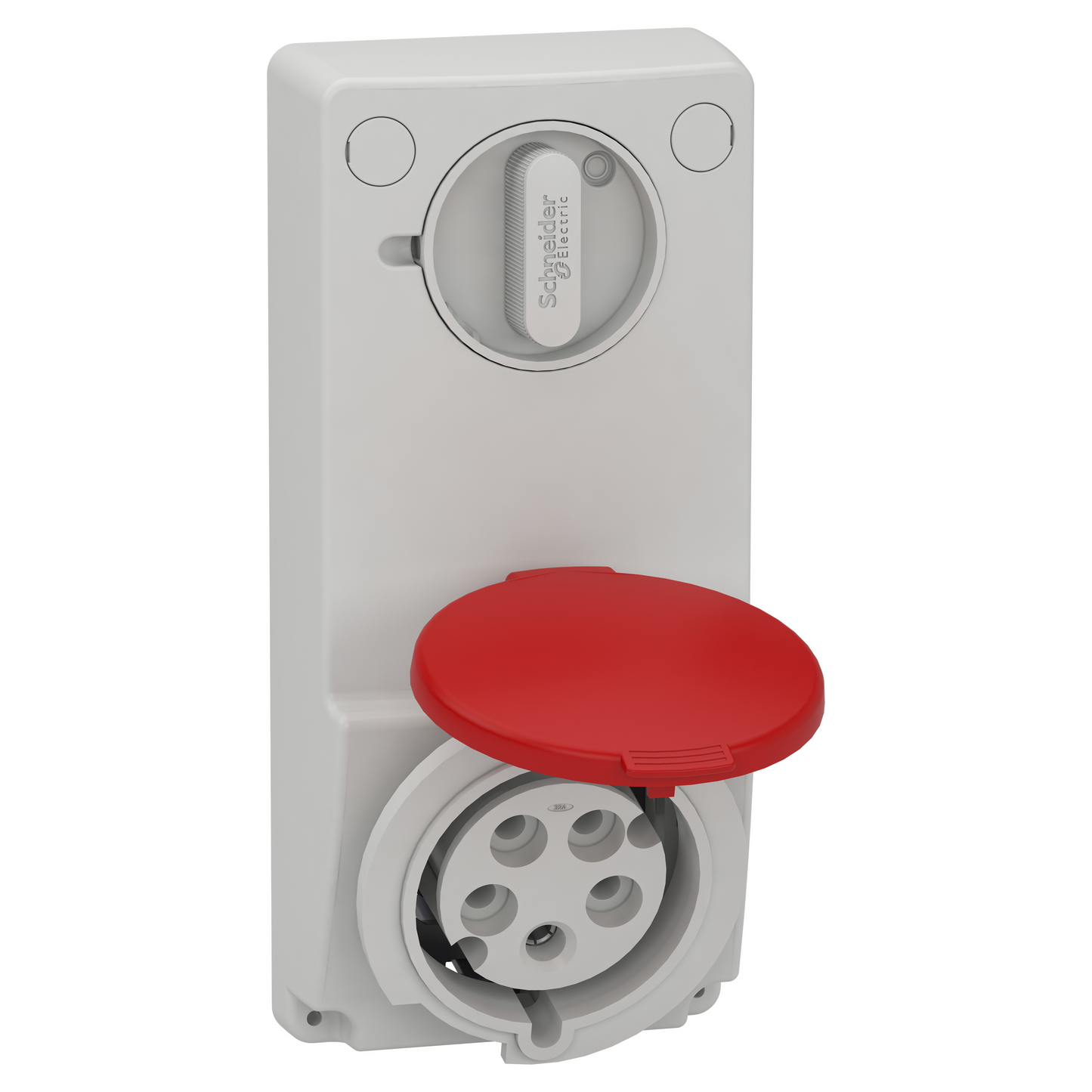 Schneider Electric-82047-Mureva - prise verrouillable - 32 A 3P+N+T - 380-415 V CA IP44 - sur panneau