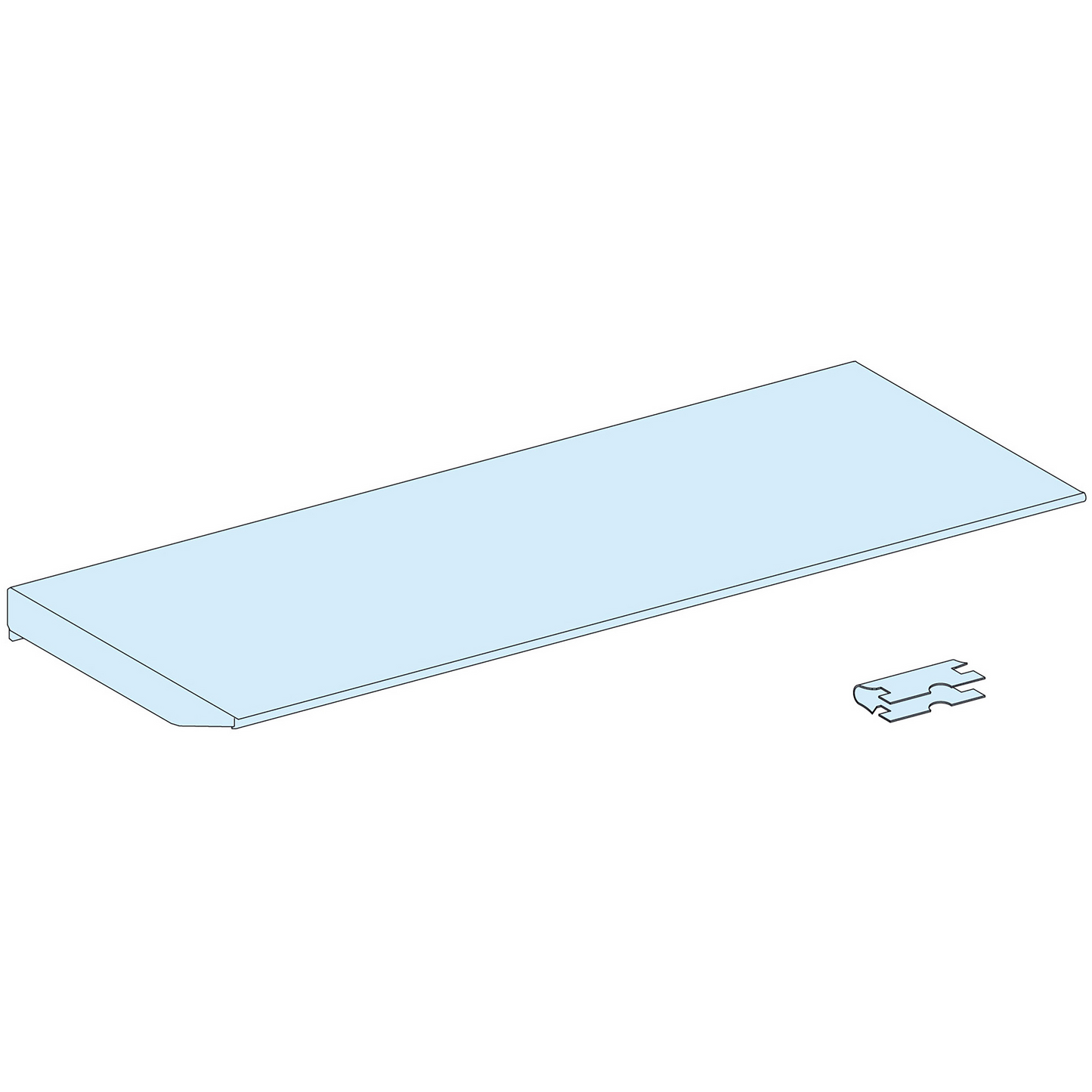 Schneider Electric-LVS08833-PrismaSeT G - Auvent 2 coffrets ou 2 armoires + 1 gaine - IP41 - L1500