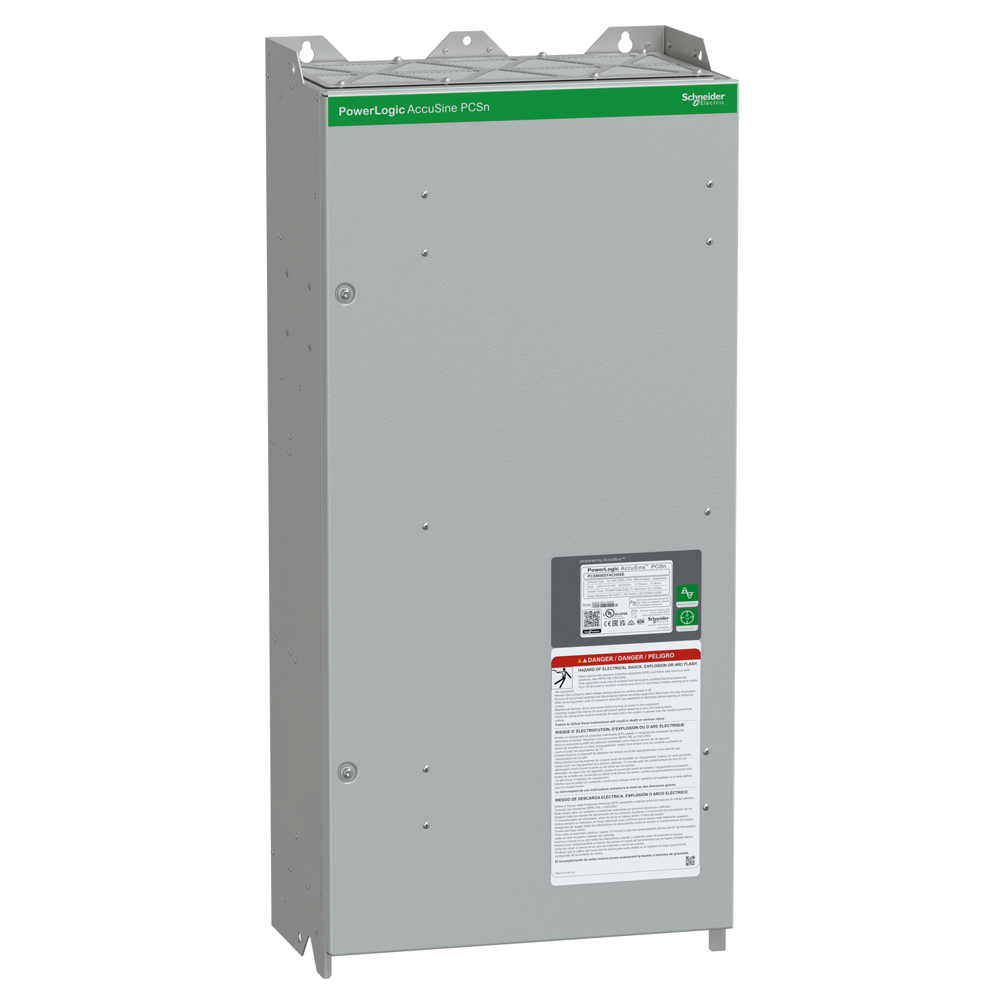 Schneider Electric-PCSN060Y4CH00E-AccuSine PCSN 60A 380-415V Ph+N IP00x