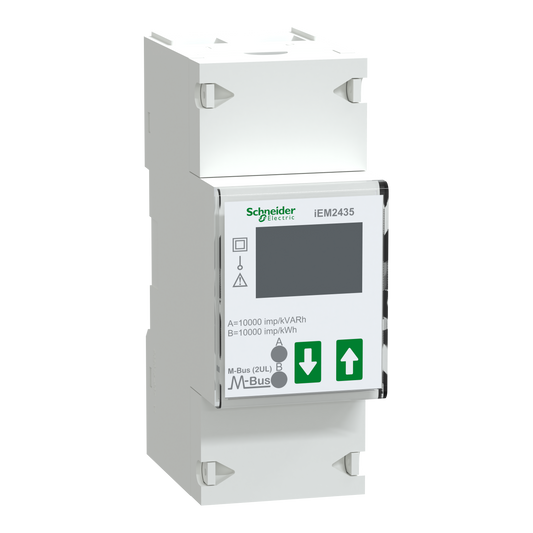 Schneider Electric-A9MEM2435-Acti9 iEM - compteur d'énergie monophasé - 100A - Mbus - MID