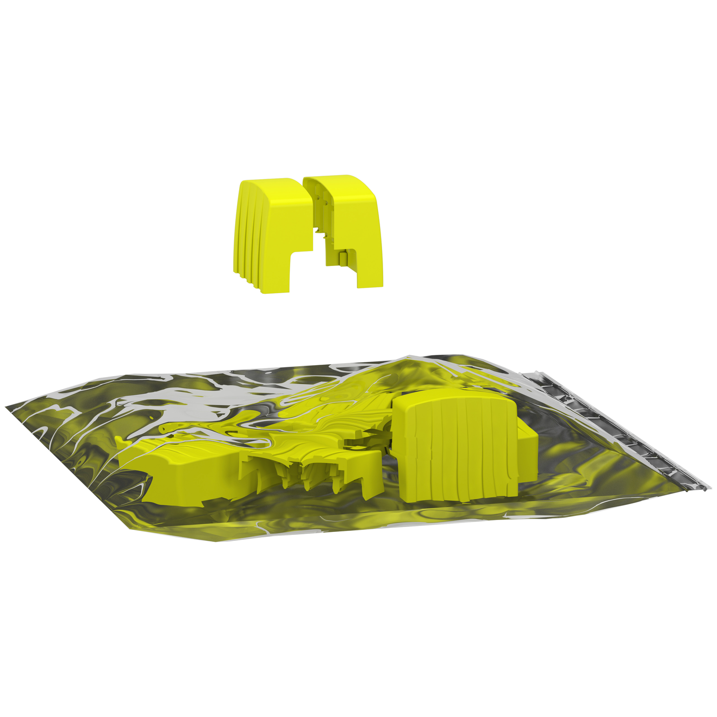 Schneider Electric-A9XPE410-Linergy - flasques latérales pour peigne 4P - lot de 10