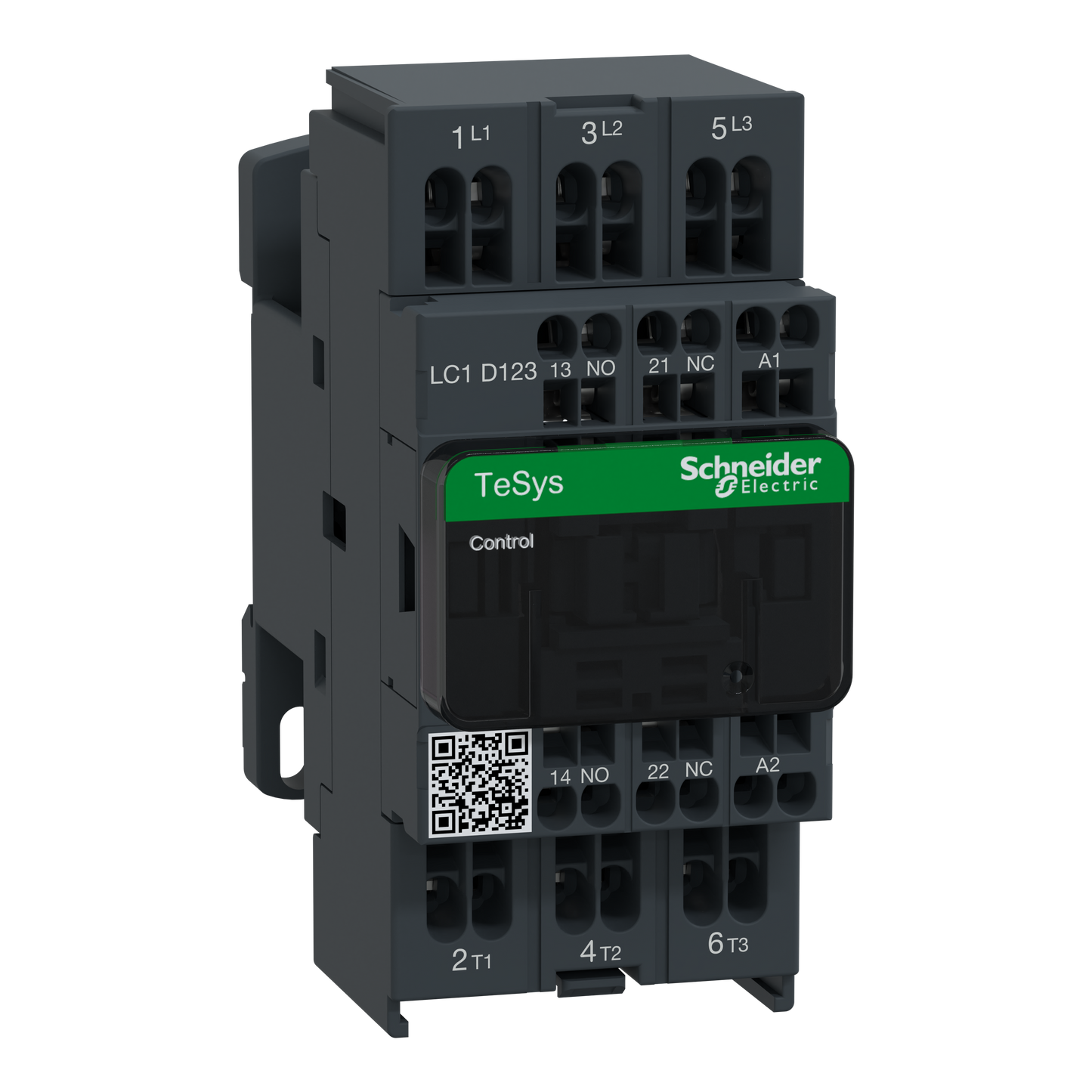 Schneider Electric-LC1D123B7-TeSys LC1D - contacteur - 3P - AC-3 440V - 12A - bobine 24Vca
