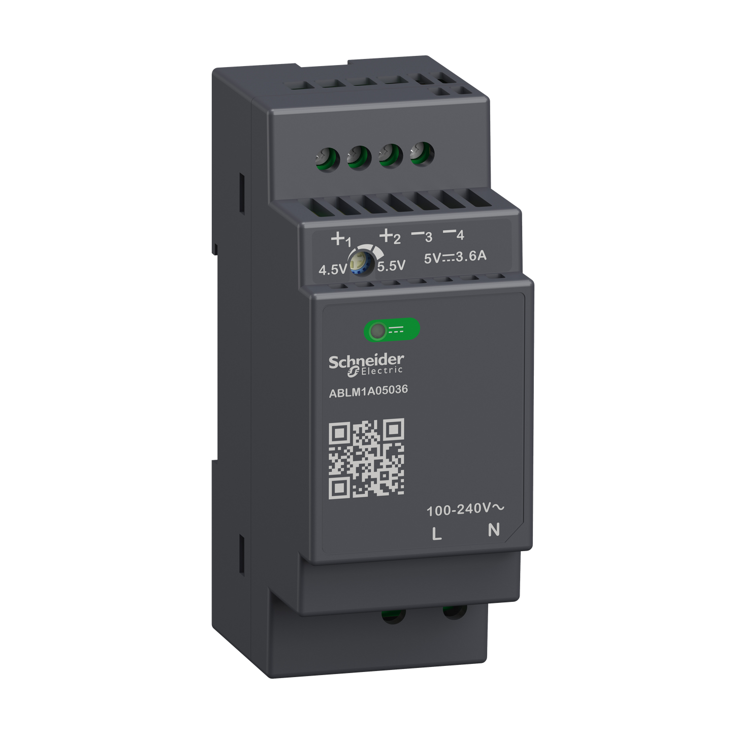 Schneider Electric-ABLM1A05036-Modicon ABL - alimentation à découpage - 3,6A - 100 à 240Vca mono/biphasé - 5Vcc