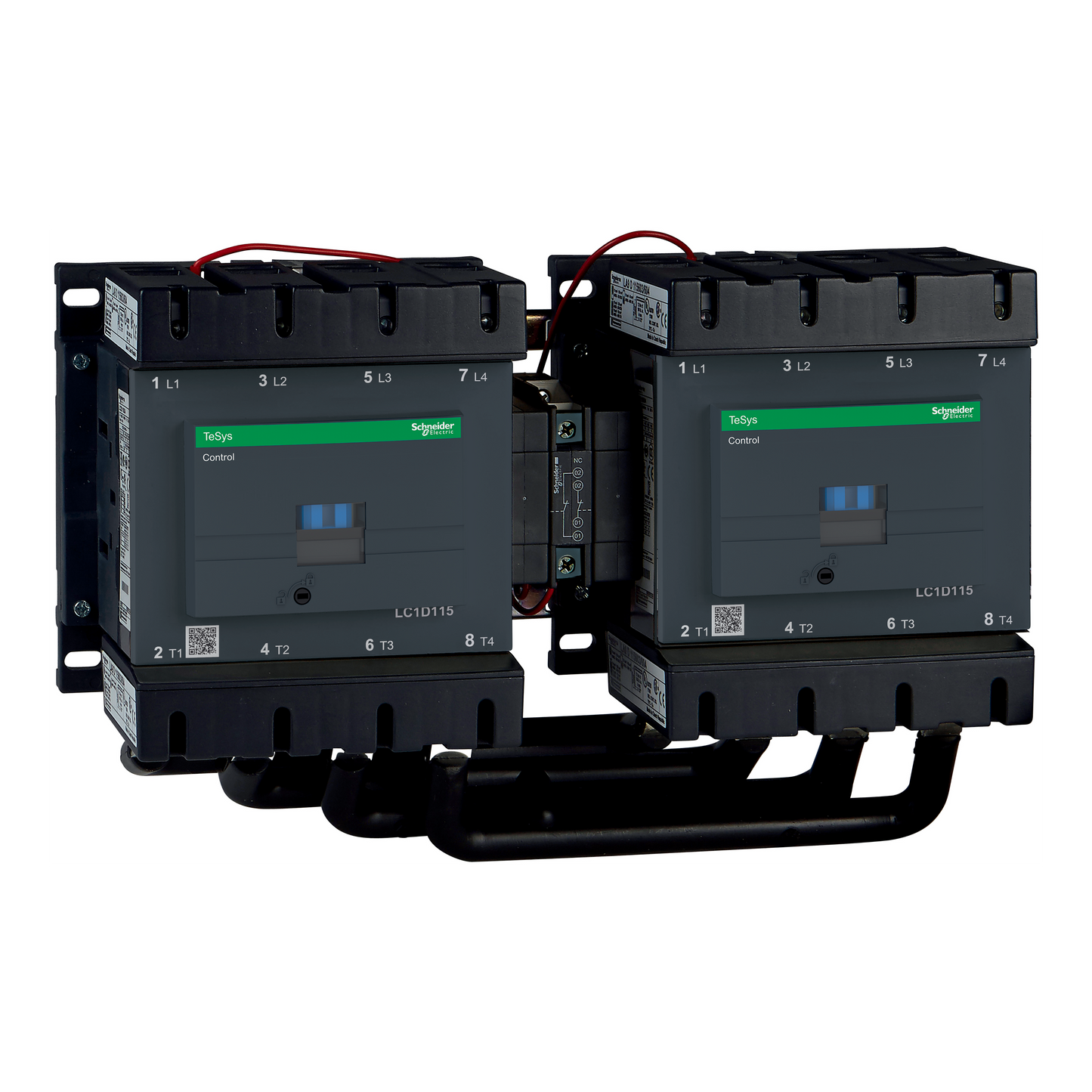 Schneider Electric-LC2D115004P7-TeSys LC2D - contacteur inverseur - 4P - 4F - AC-1 440V - 200A - 230Vca 50/60Hz