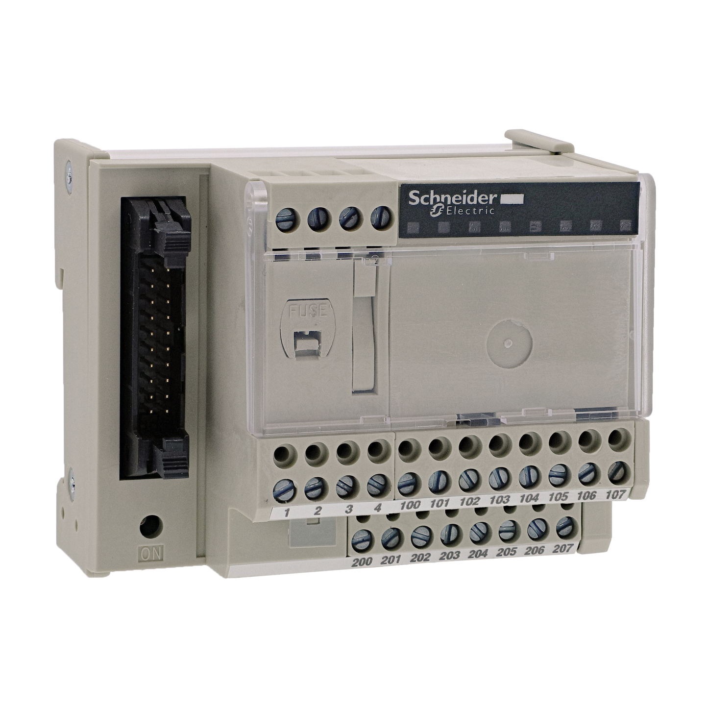 Schneider Electric-ABE7H08R21-Telefast ABE7 - embase de raccordement passive - 8 entrées ou sorties - DEL