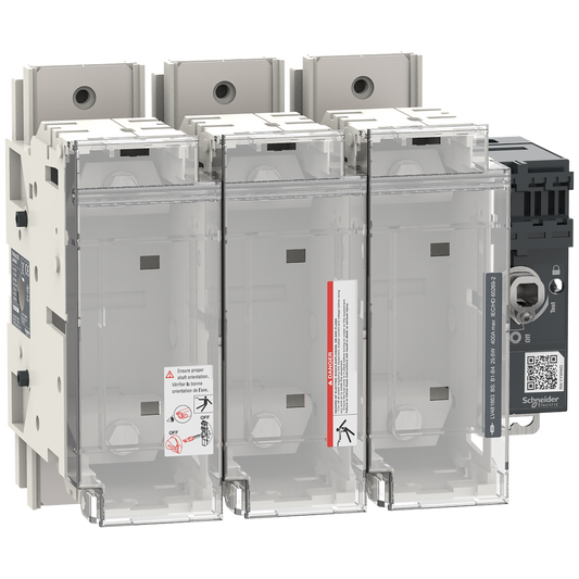 Schneider Electric-LV481663-FuPact GS - interrupteur sectionneur fusible - 400A - 3P - BS B1/4 - F&R CTRL
