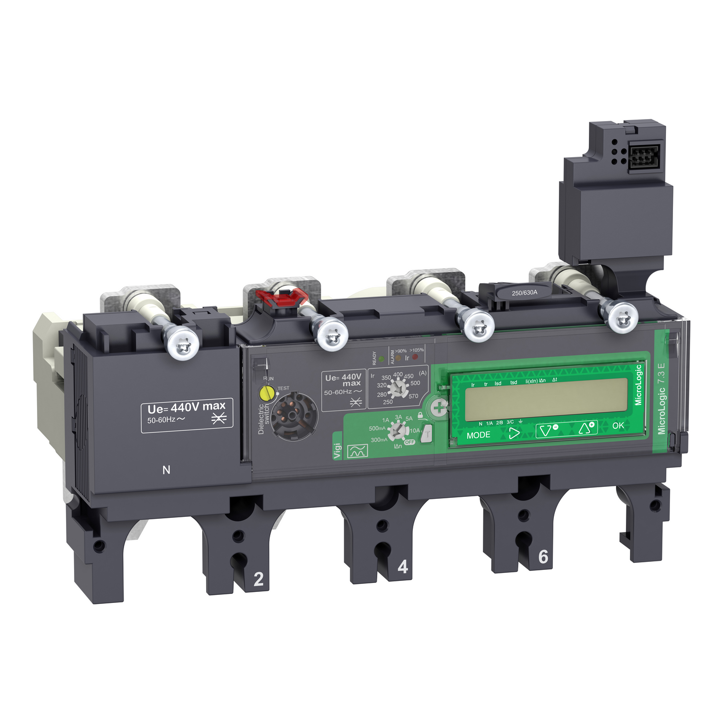 Schneider Electric-C4047E400-ComPacT NSX - Déclencheur MicroLogic 7.3 E 400A - 4P4D pour NSX400