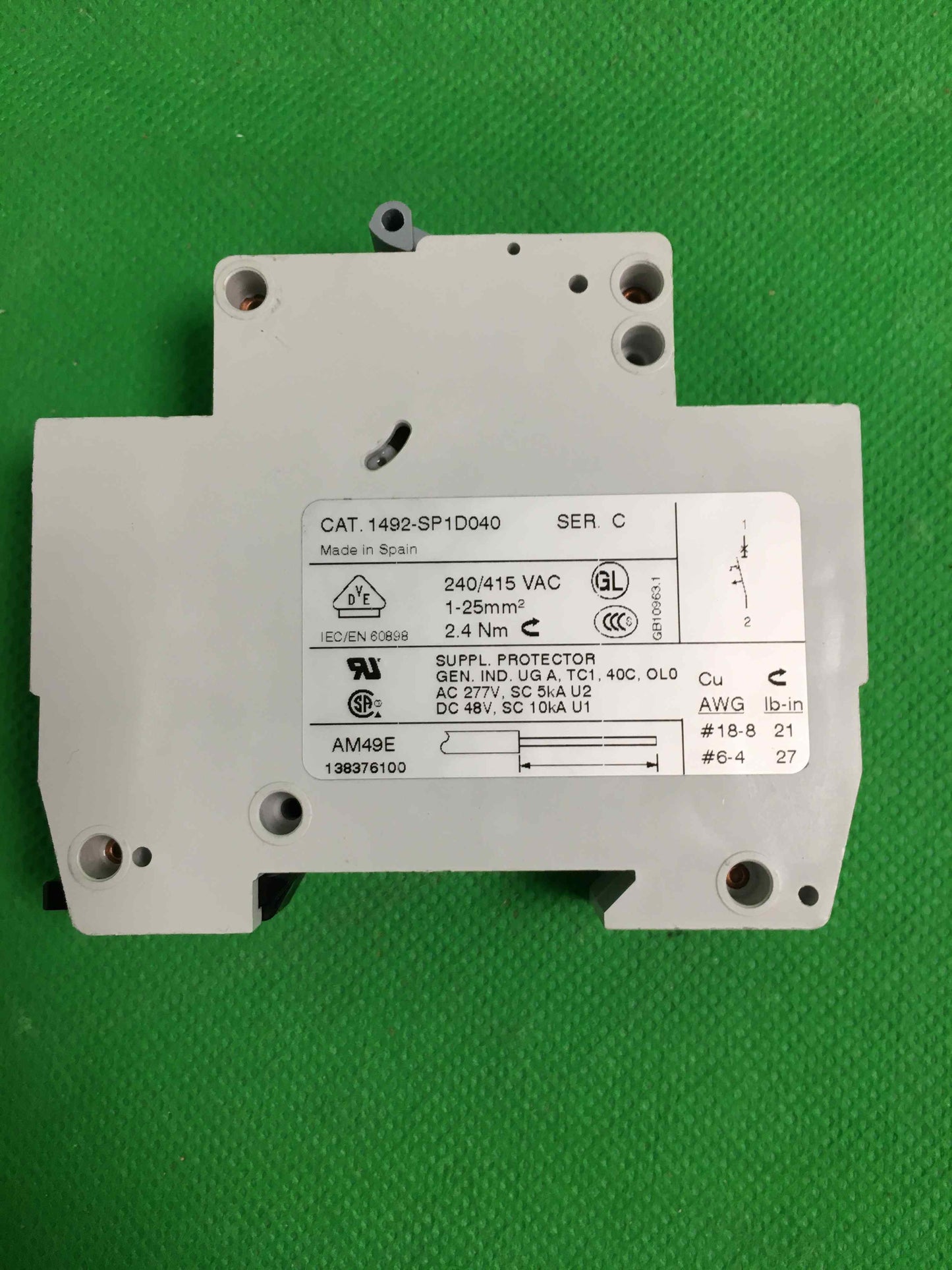 Allen-Bradley-1492-SP1D040/1492SP1D040