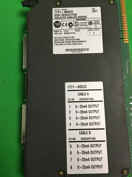 Allen-Bradley-1771-NOC C REVC01/1771NOCCREVC01