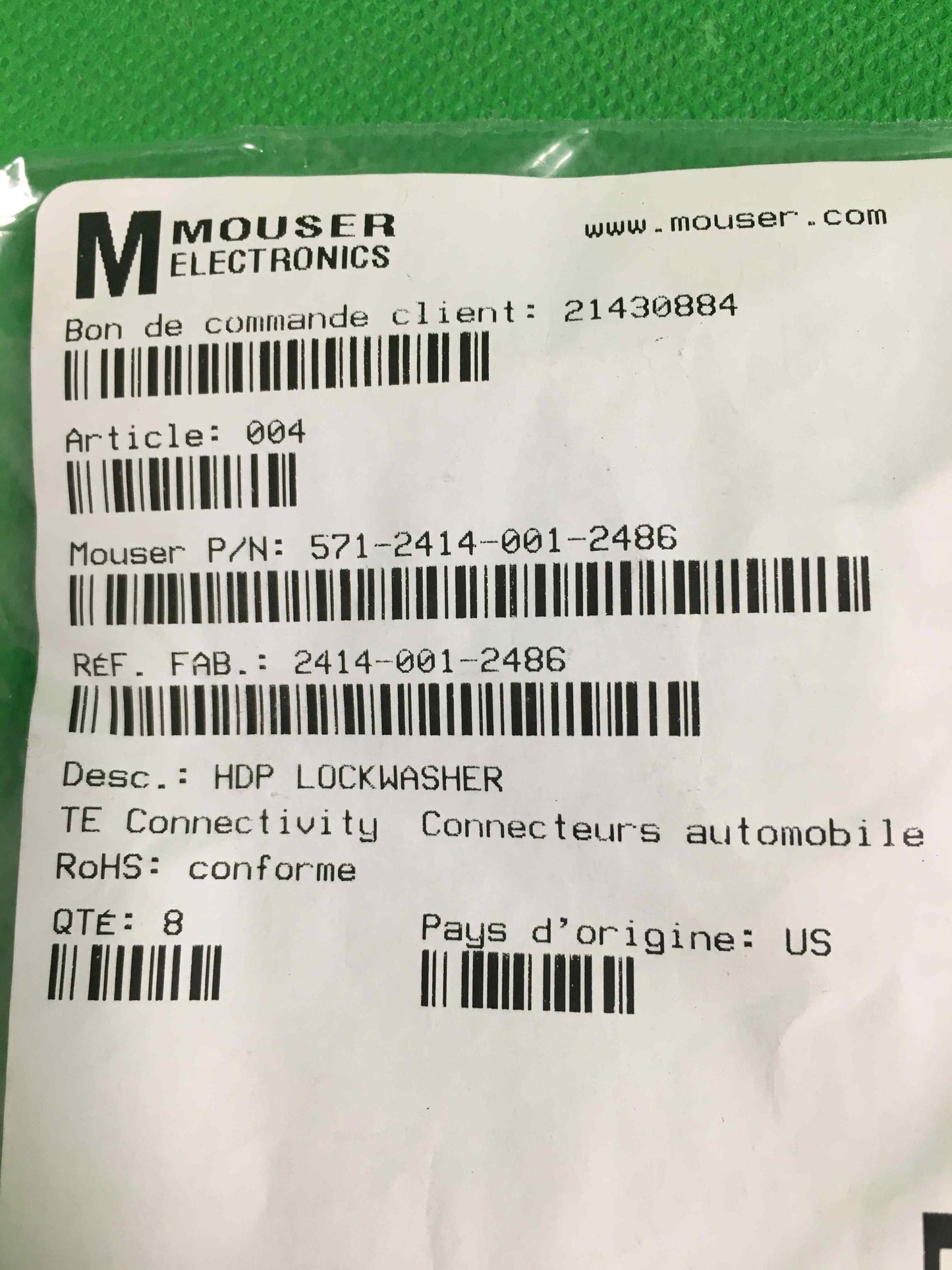 Mouser Electronics-2414-001-2486/24140012486