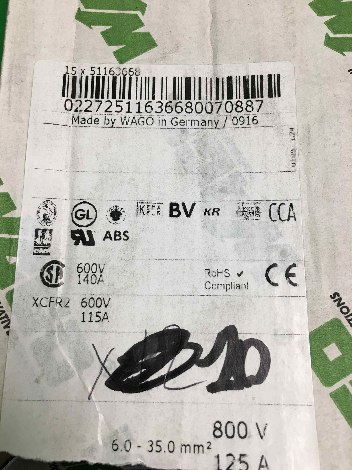 WAGO-285-601 USED/285601
