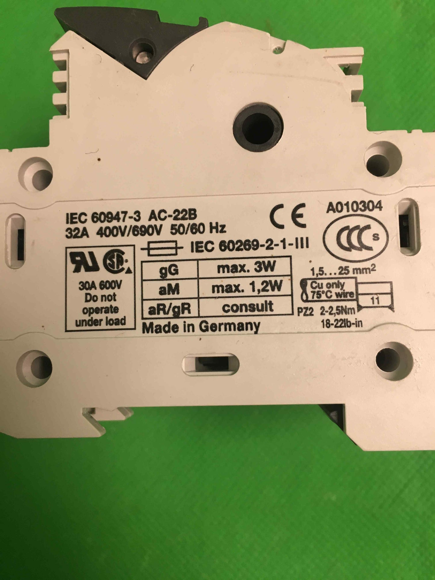 WOHNER-60947-3 AC-22B/609473AC22B