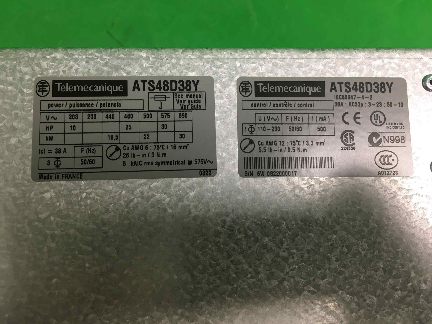 Schneider Electric-ATS48D38Y/ATS48D38Y
