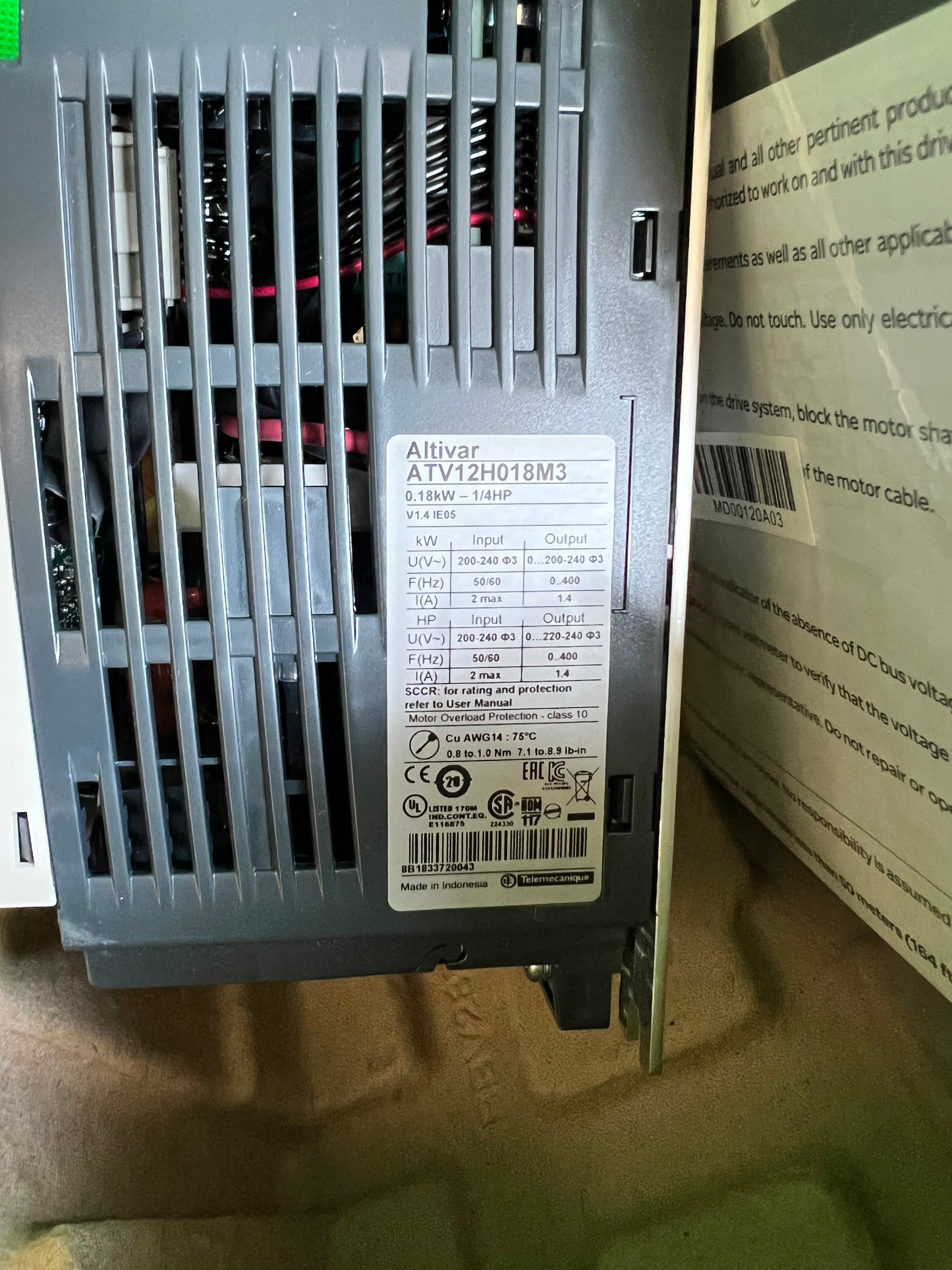 Schneider Electric-ATV12H018M3/ATV12H018M3