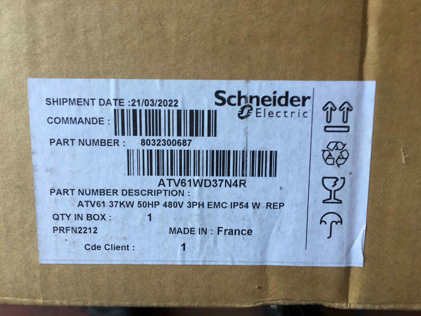 Schneider Electric-ATV61WD37N4/ATV61WD37N4