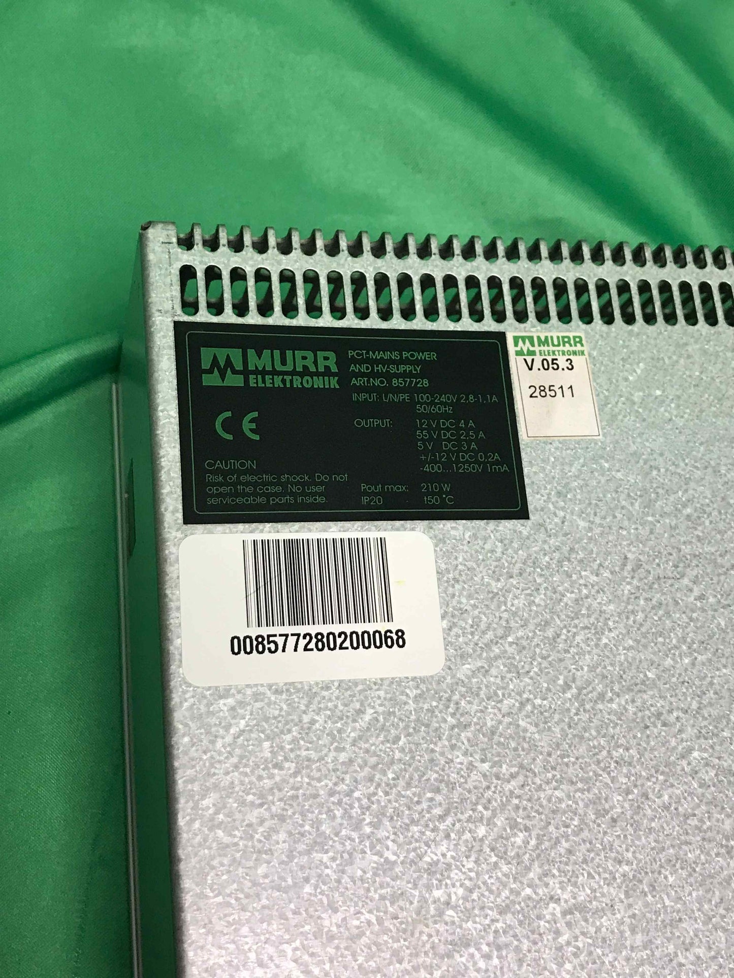 MURR ELEKTRONIK-PCT-MAINS-POWER AND HV-SUPPLY/PCTMAINSPOWERANDHVSUPPLY