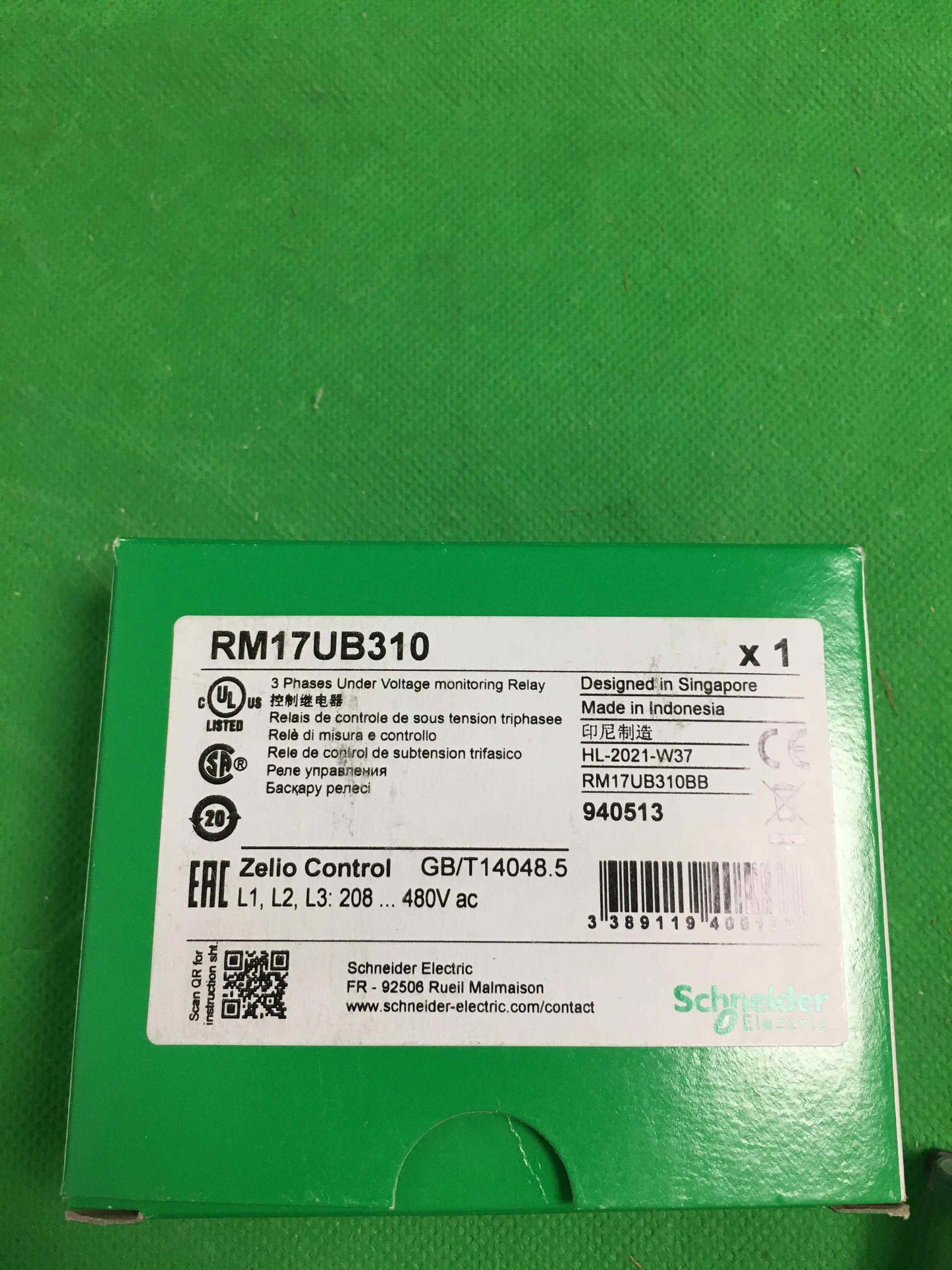 Schneider Electric-RM17UB310/RM17UB310