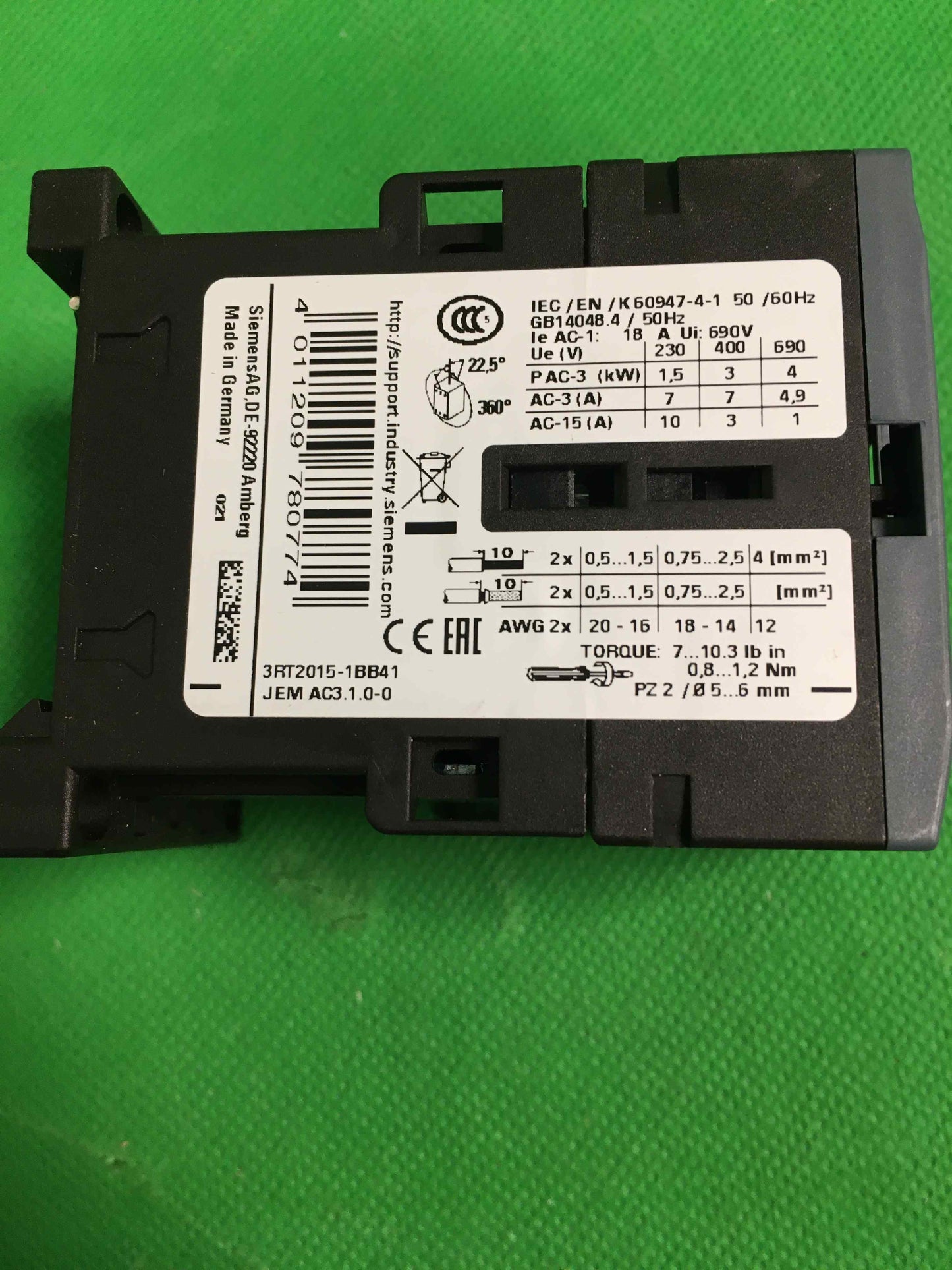 Siemens-3RT2015-1BB41/3RT20151BB41