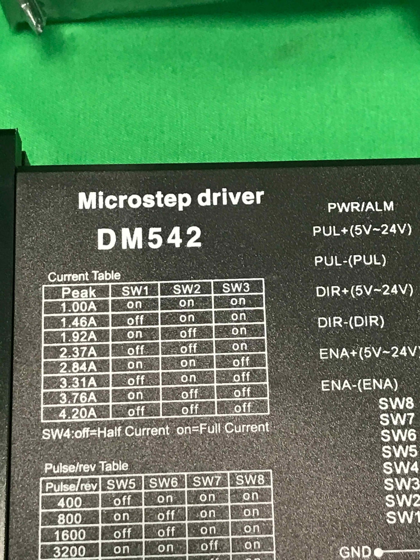 MICROSTEP DRIVER-DM542/DM542