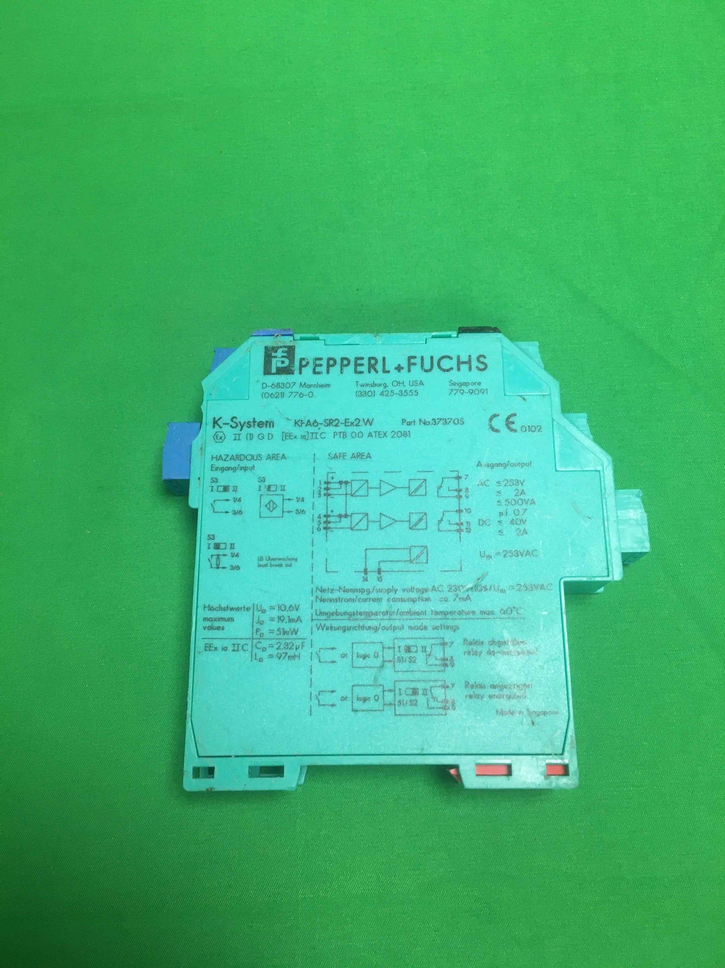 PEPPERL + FUCHS-KFA6-SR2-Ex2.W/KFA6SR2Ex2W