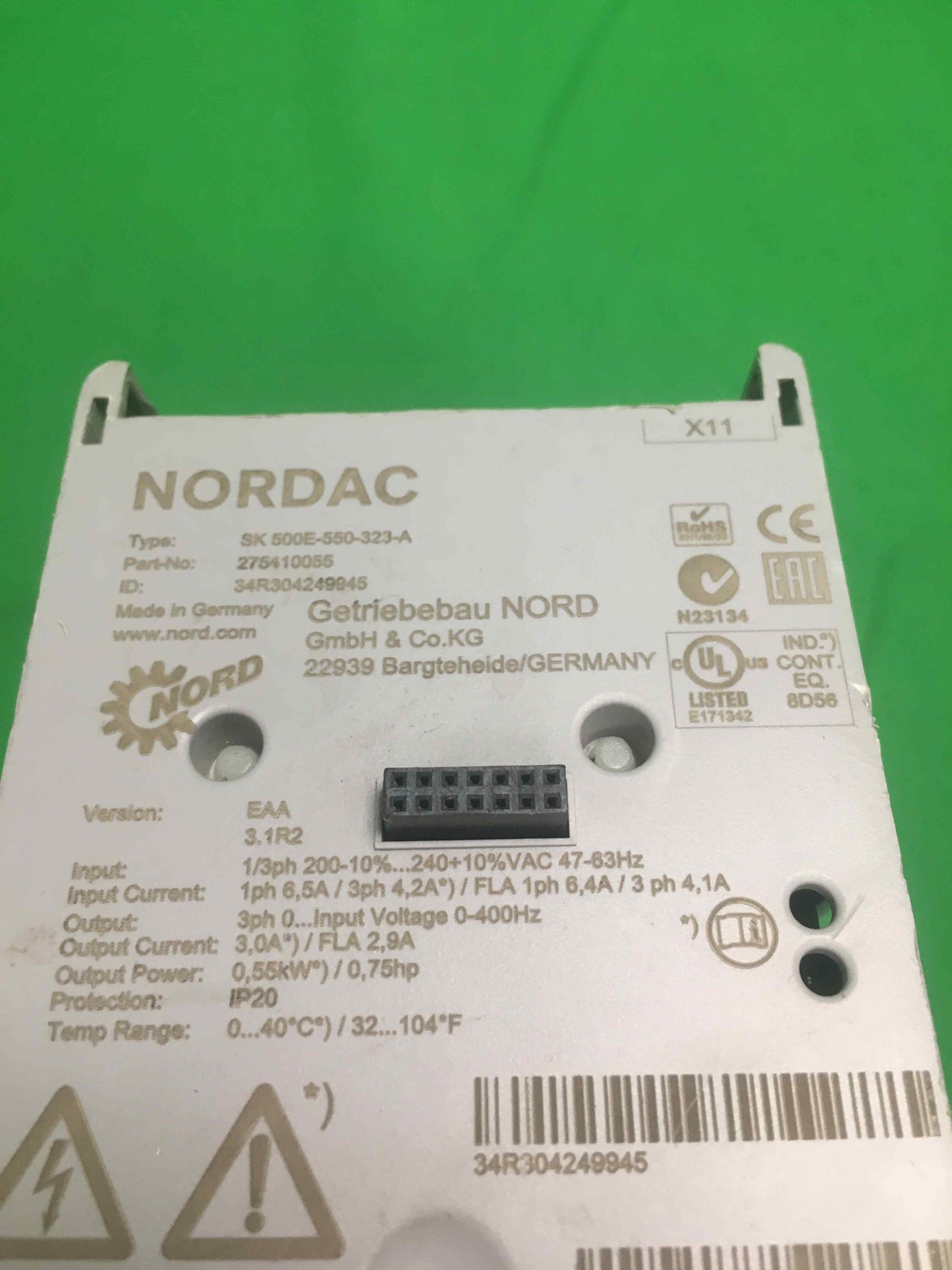 NORDAC-SK 500E-550-323-A/SK500E550323A