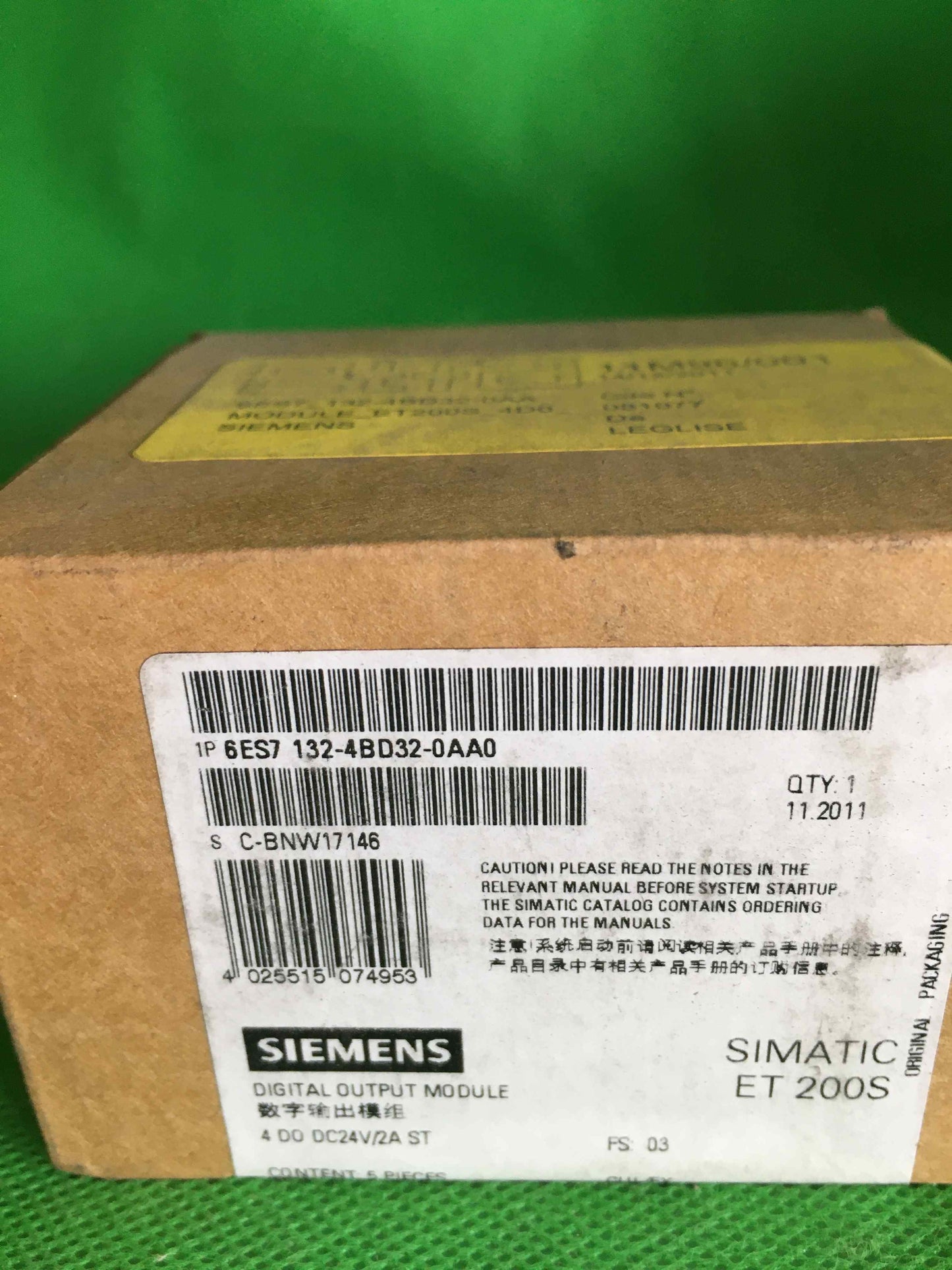 Siemens-6ES7 132-4BD32-0AA0 SEALED/6ES71324BD320AA0
