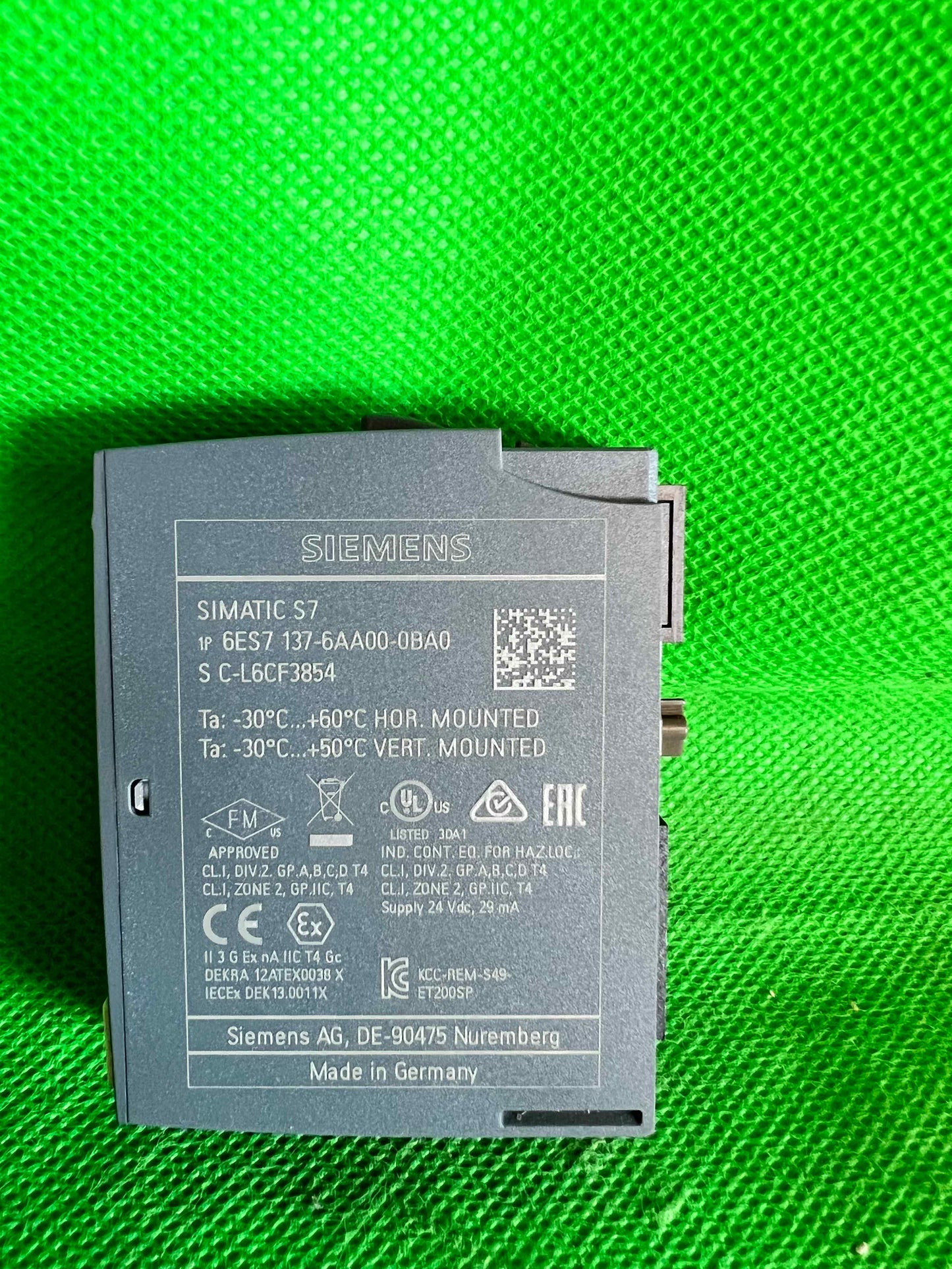 Siemens-6ES7 137-6AA00-0BA0/6ES71376AA000BA0