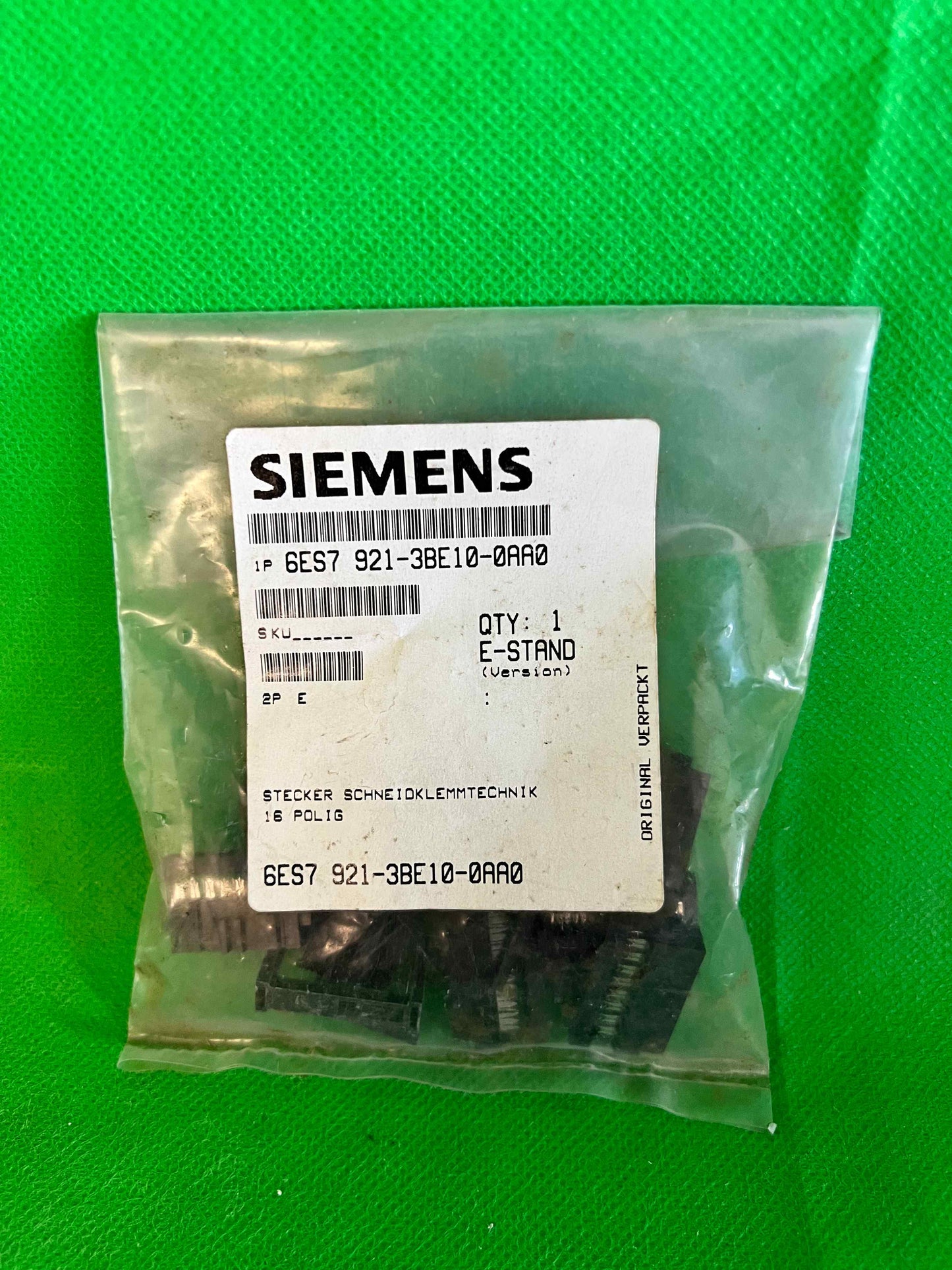 Siemens-6ES7 921-3BE10-0AA0 Neuf/6ES79213BE100AA0