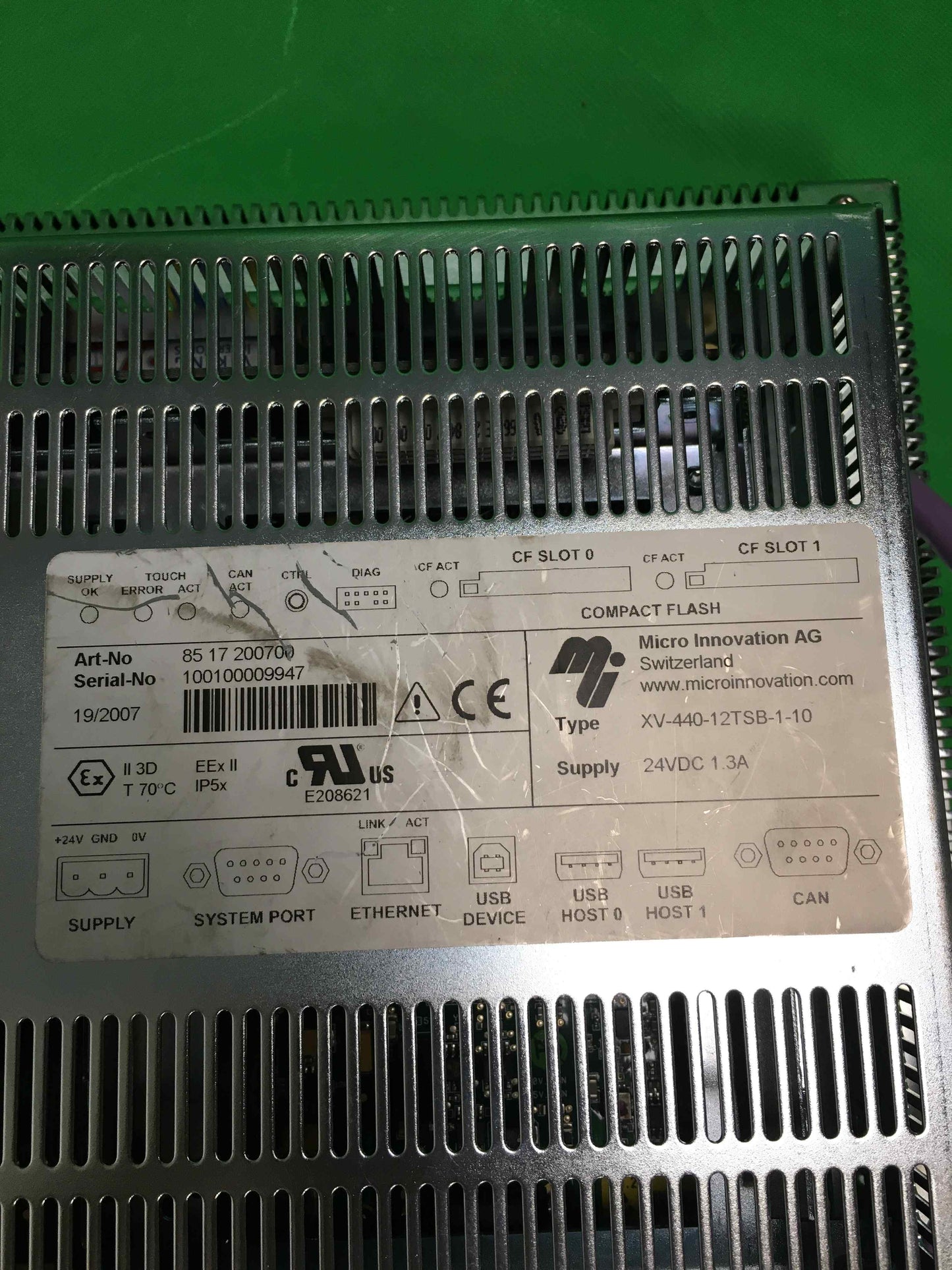 MICRO INNOVATION AG -XV-440-12TSB-1-10/XV44012TSB110