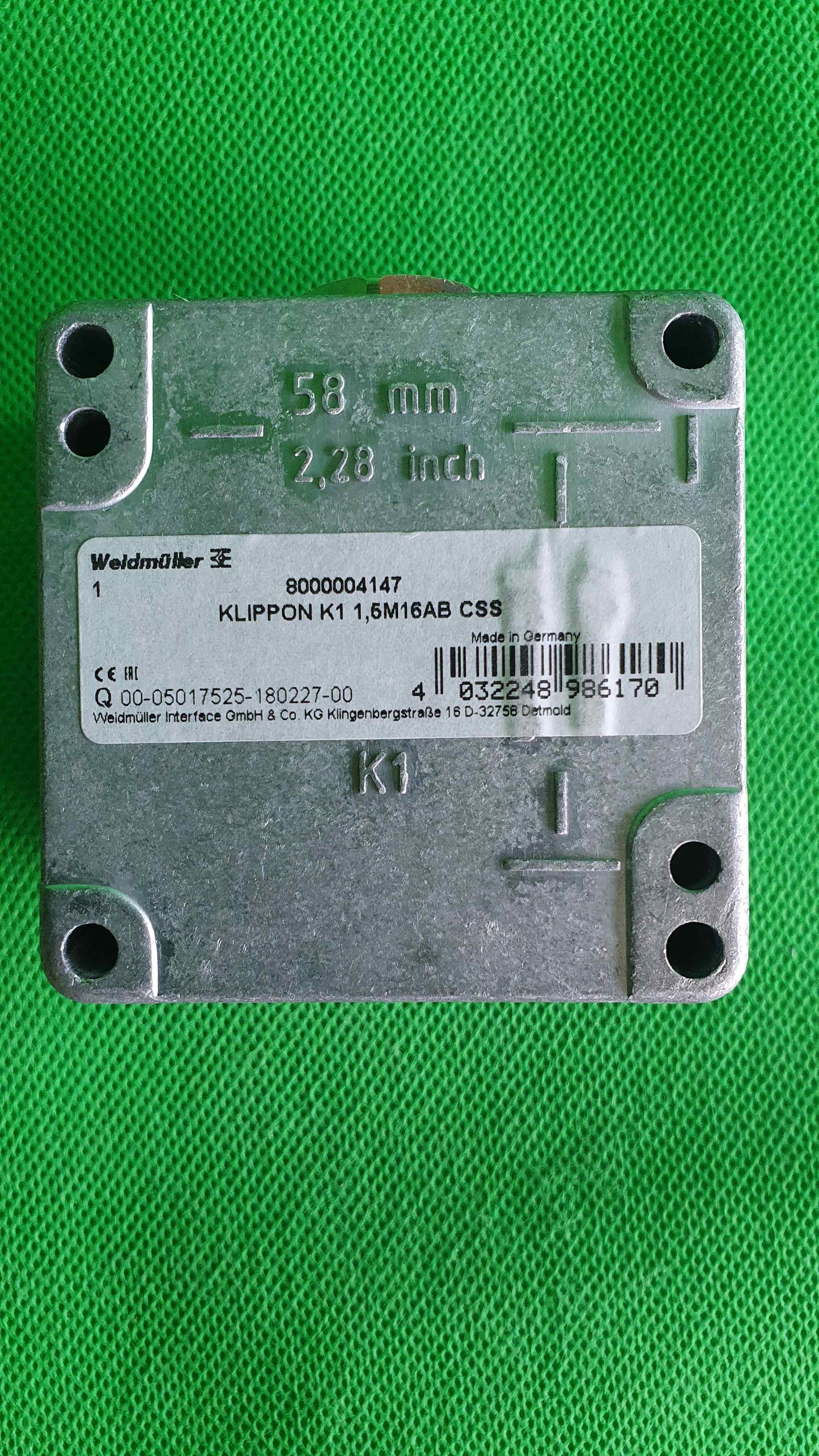 Weidmuller-8000004147 KLIPPON K1 1,5M16AB CSS/8000004147KLIPPONK115M16ABCSS