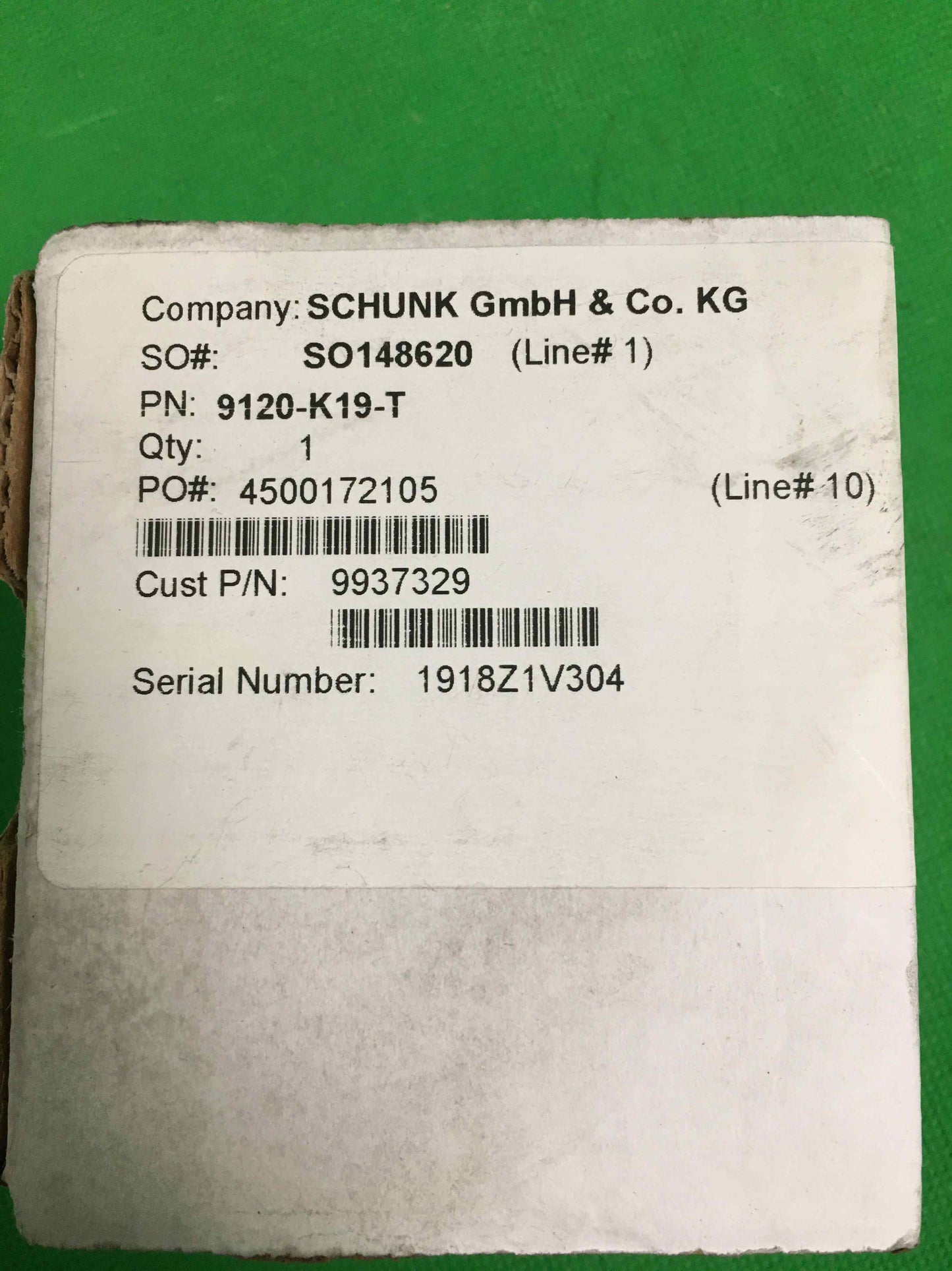 SCHUNK-9120-K19-T/9120K19T