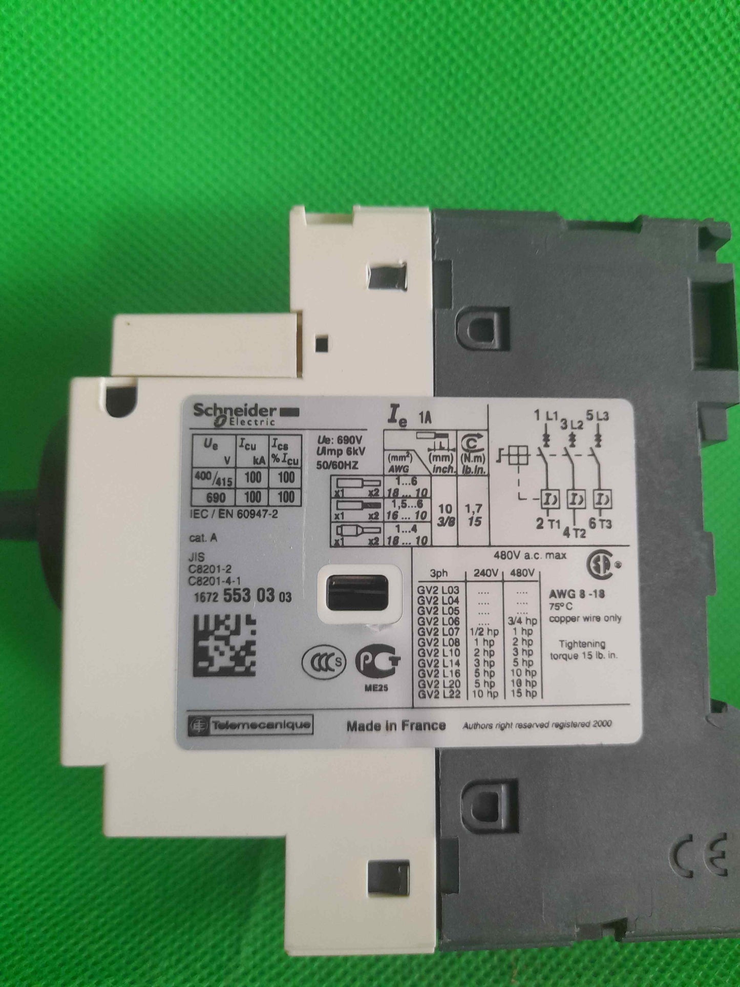 Schneider Electric-GV2L05/GV2L05