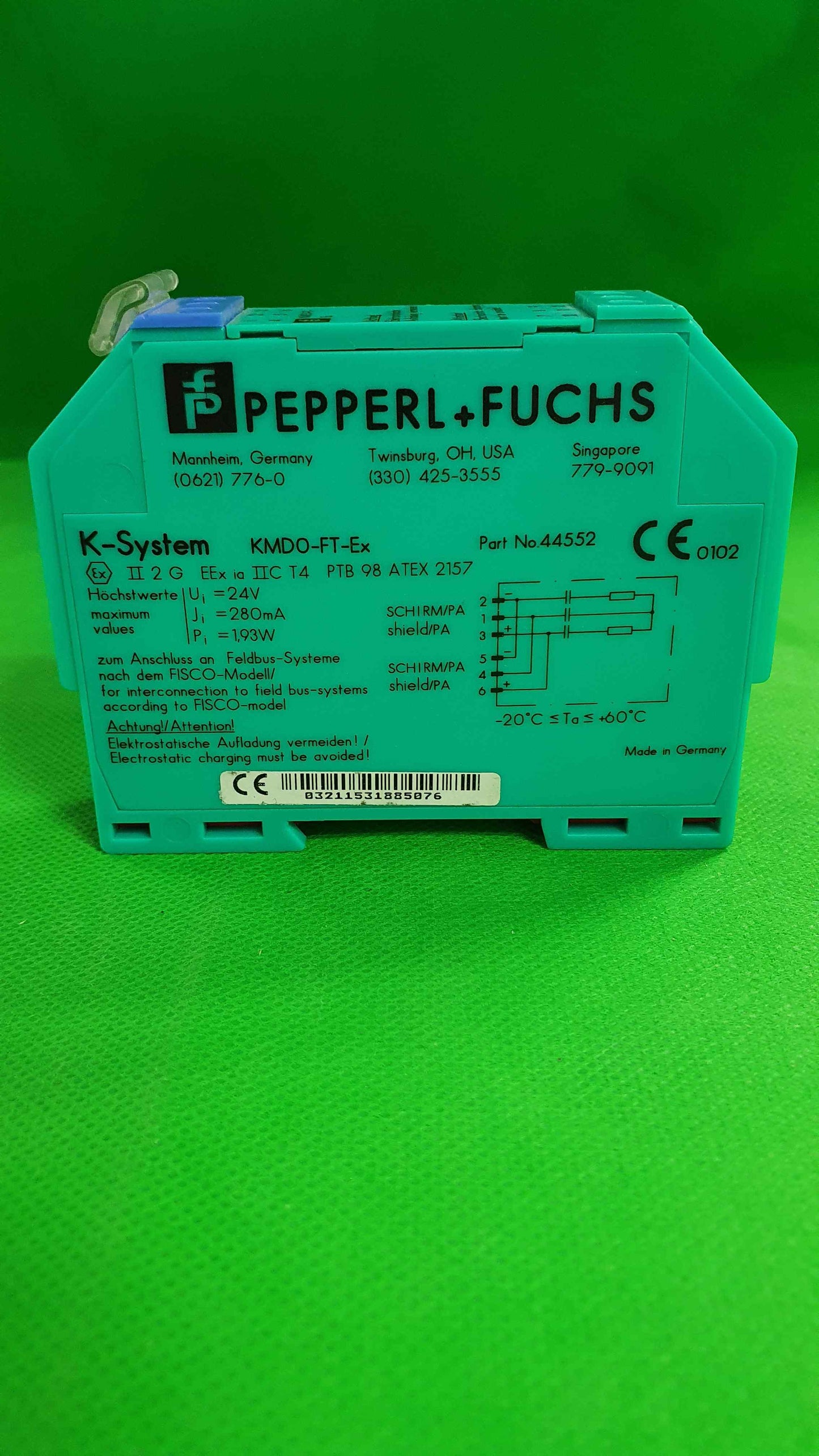 PEPPERL + FUCHS-KMD0-FT-EX/KMD0FTEX