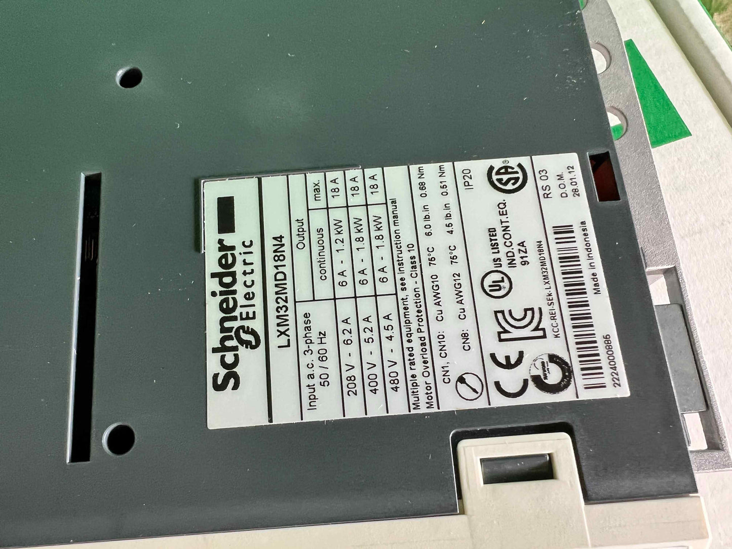 Schneider Electric-LXM32MD18N4/LXM32MD18N4