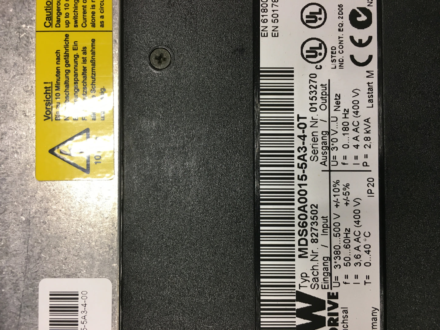 SEW-MDS60A0015-5A3-4-0T/MDS60A00155A340T