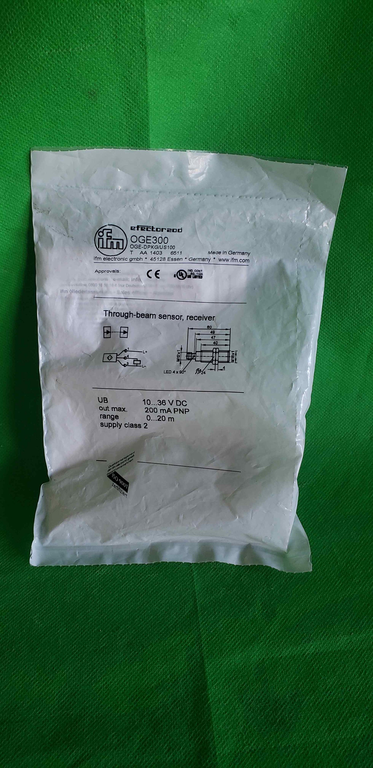 IFM ELECTRONIC-OGE300/OGE300