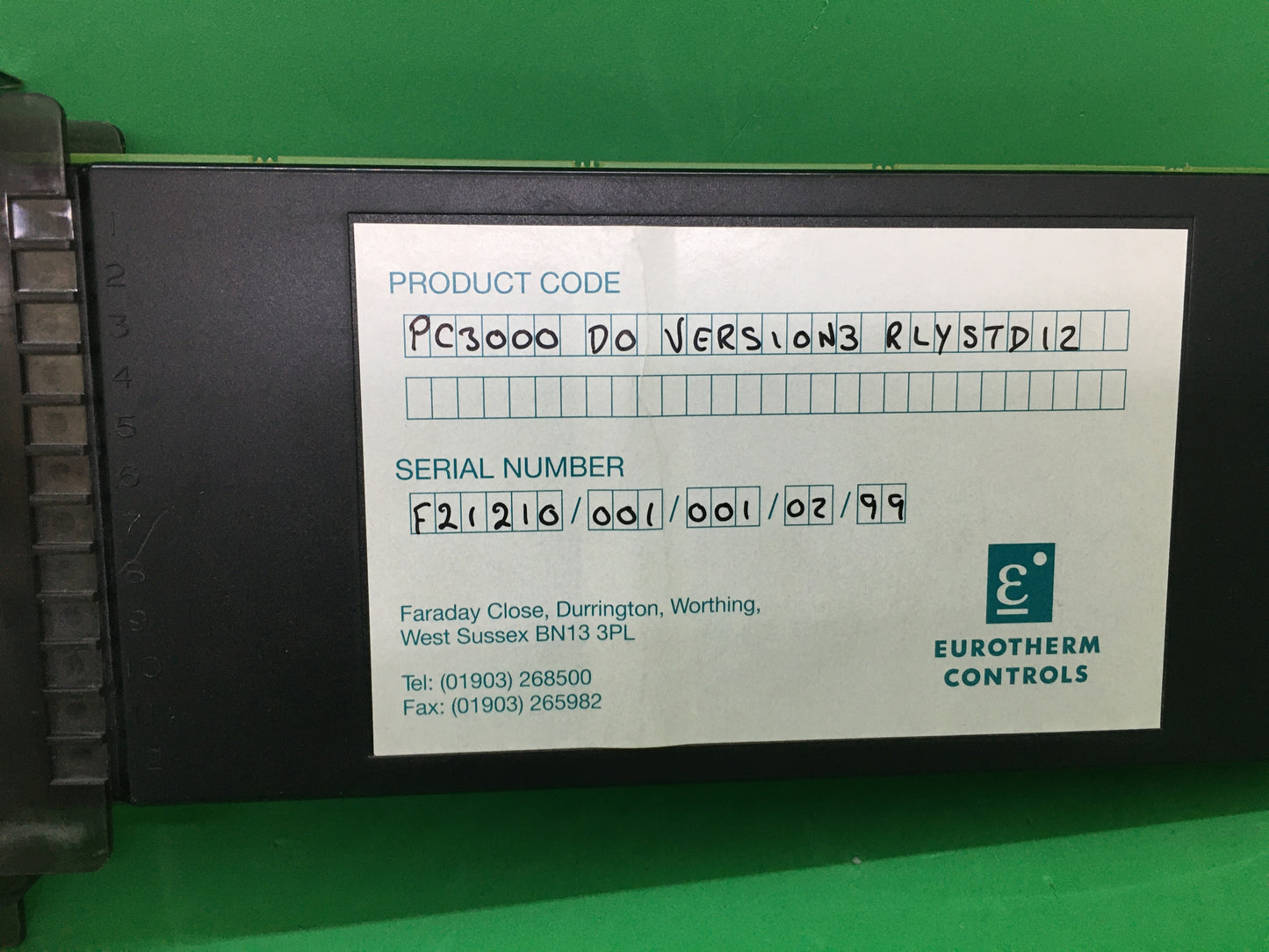 EUROTHERM-PC3000 DO VERSION3 RLYSTD12/PC3000DOVERSION3RLYSTD12