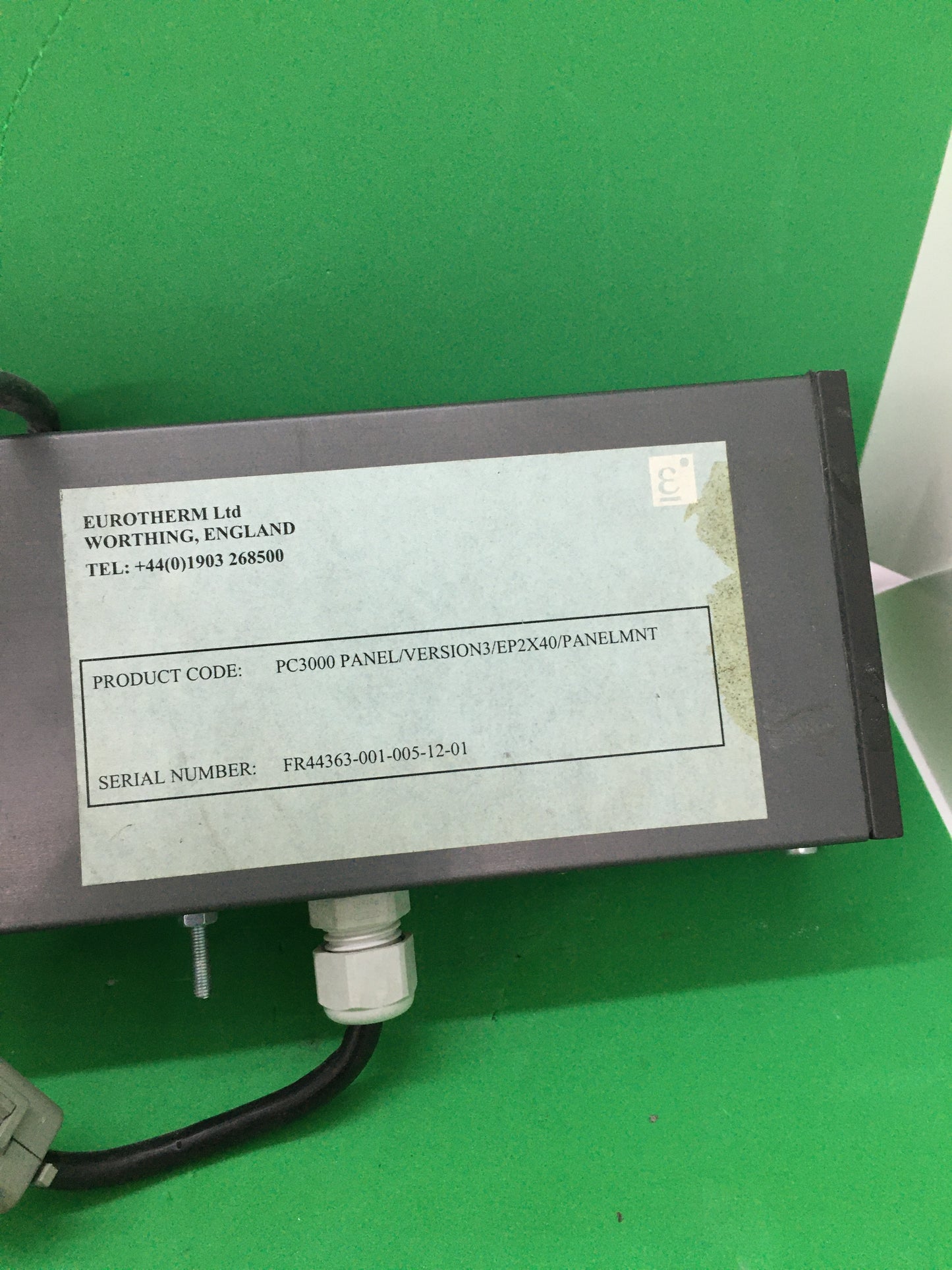 EUROTHERM-PC3000 PANEL VERSION3 EP2X40 PANELMNT/PC3000PANELVERSION3EP2X40PANELMNT