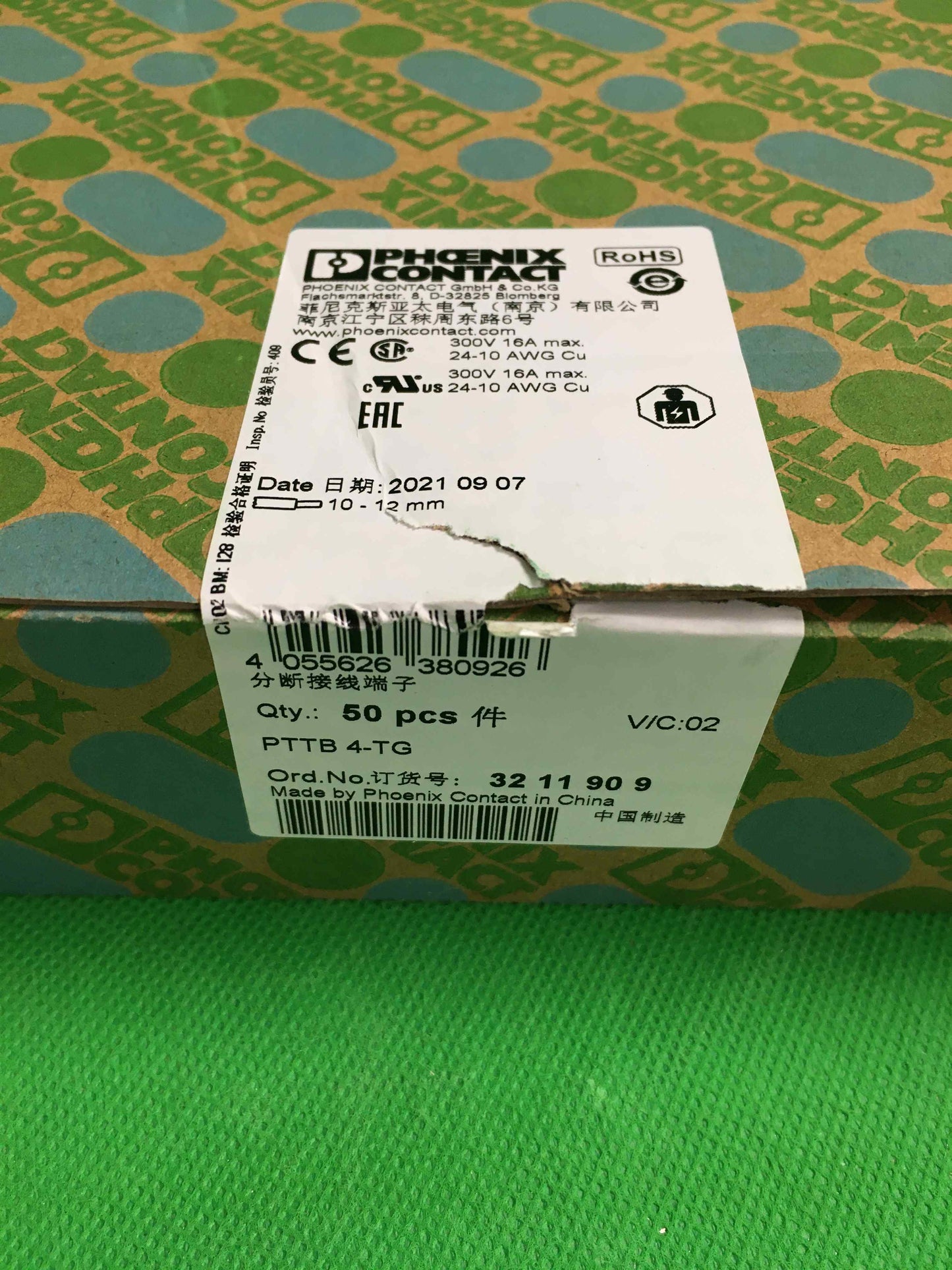 Pheonix Contact-PTTB 4-TG/PTTB4TG