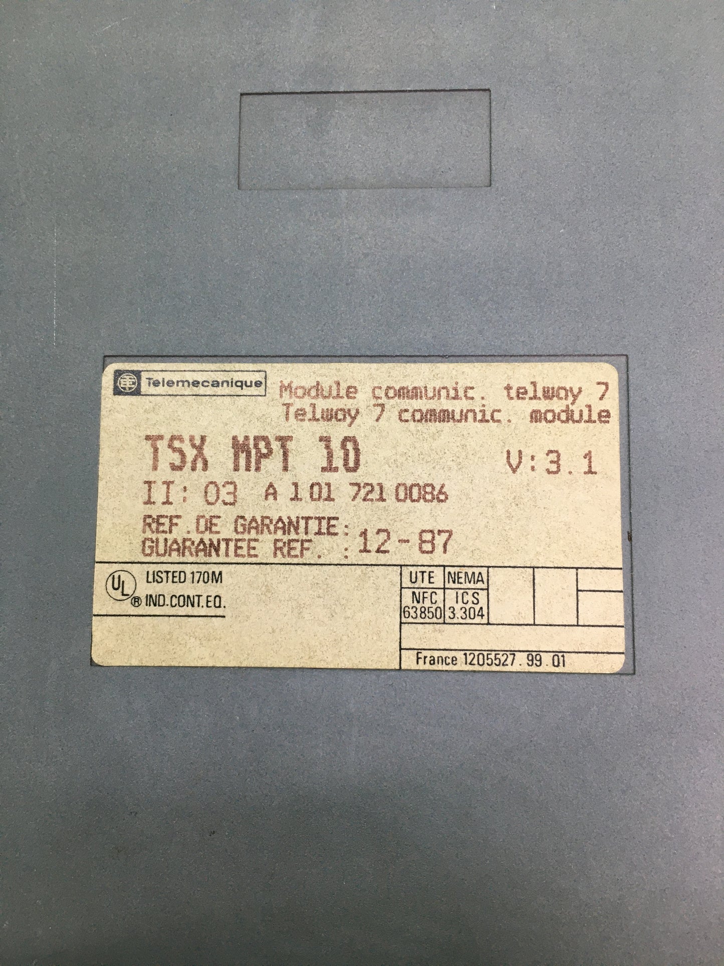 Telemecanique-TSXMPT10/TSXMPT10