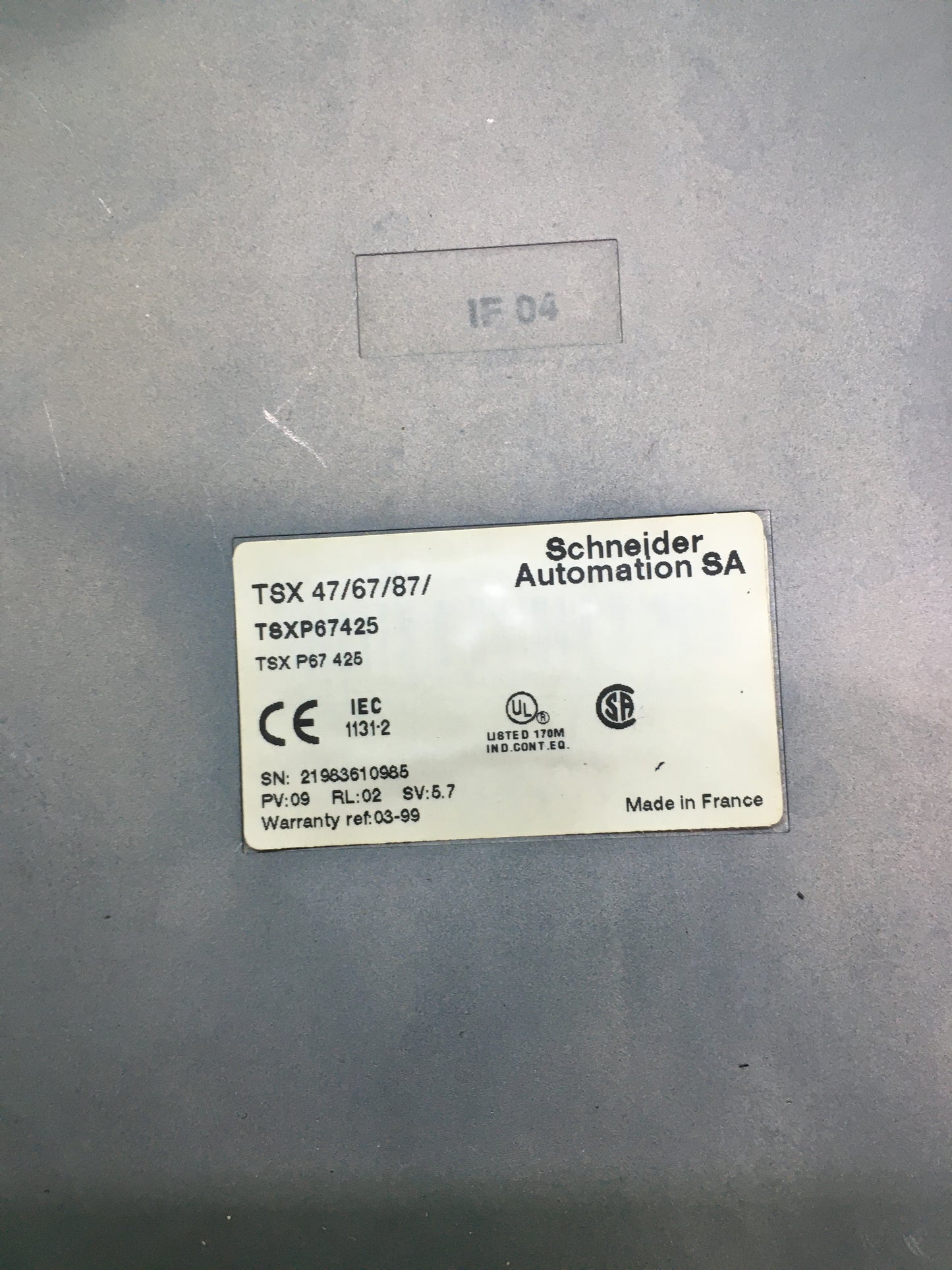 Telemecanique-TSXP67425/TSXP67425