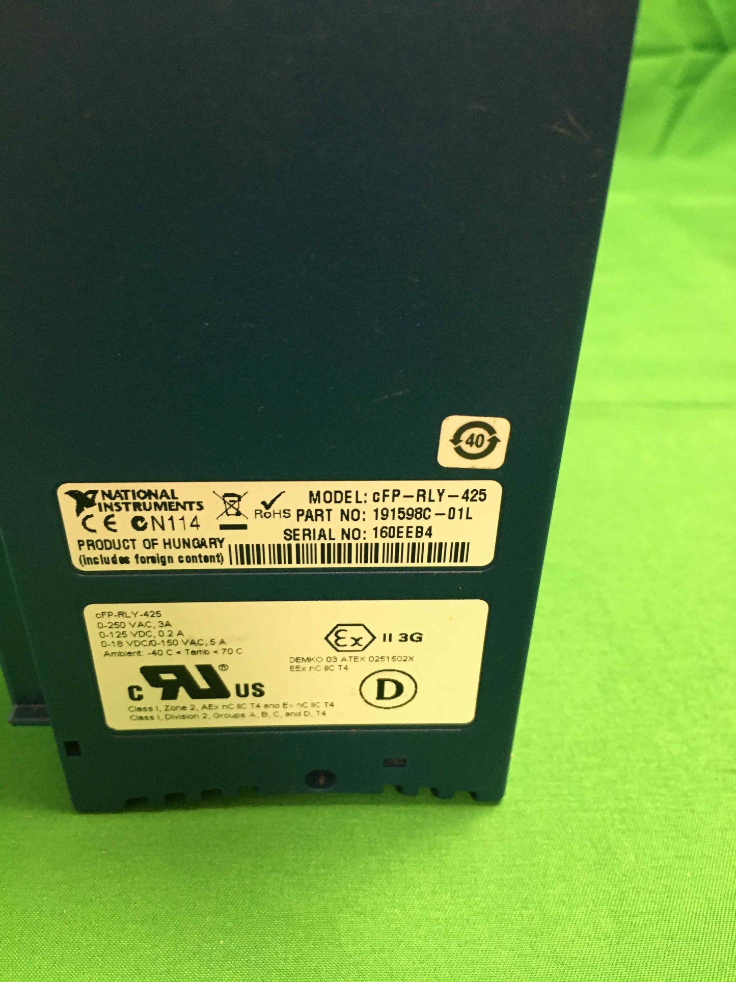 NATIONAL INSTRUMENTS-CFP-RLY-425/CFPRLY425